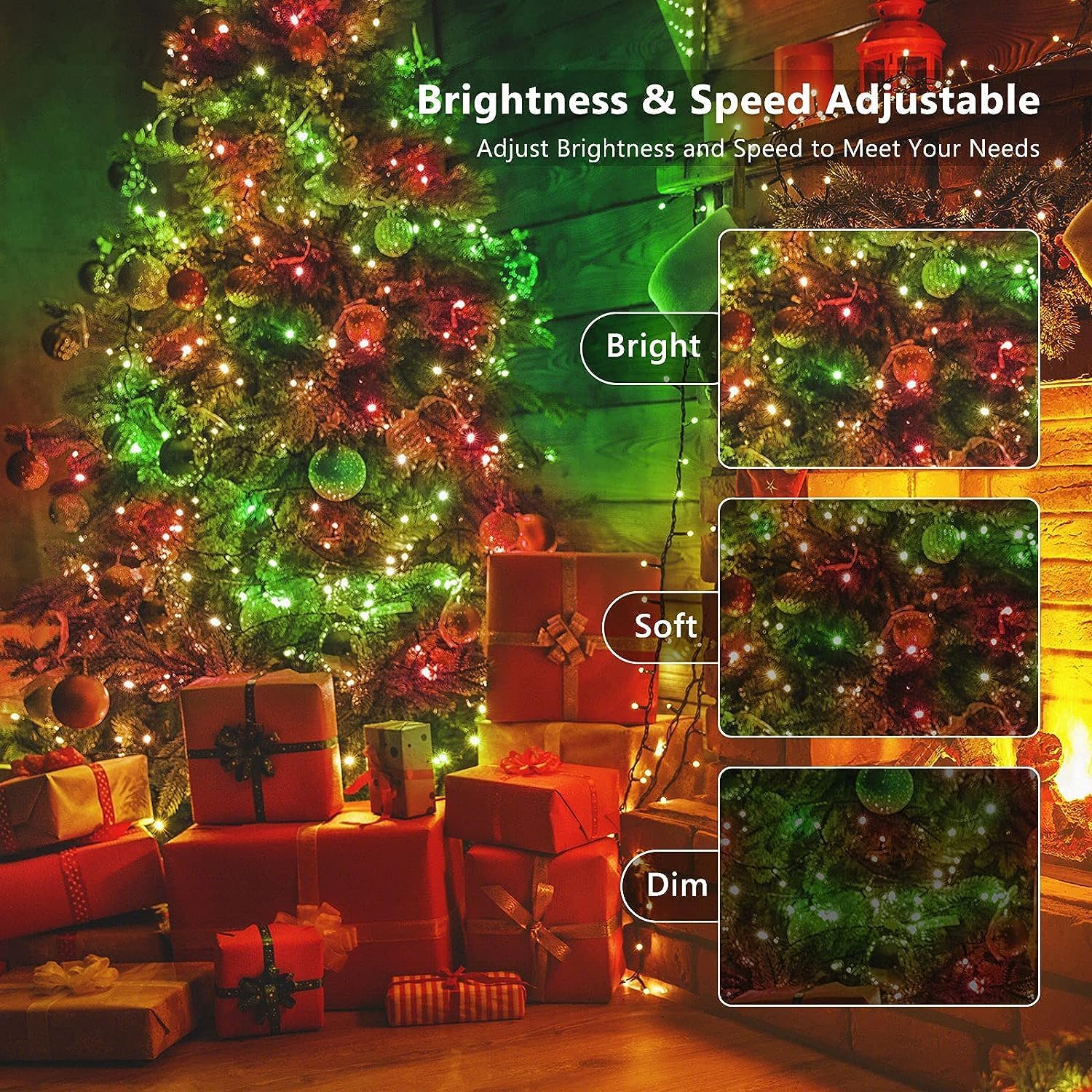 Joomer Color Changing Christmas String Lights  279Ft 800 Led 17 Colors Led String Lights Outdoor Fairy Twinkle Tree Lights With Remote Timer Plug In For Room Indoor Wedding Party Christmas Decorations