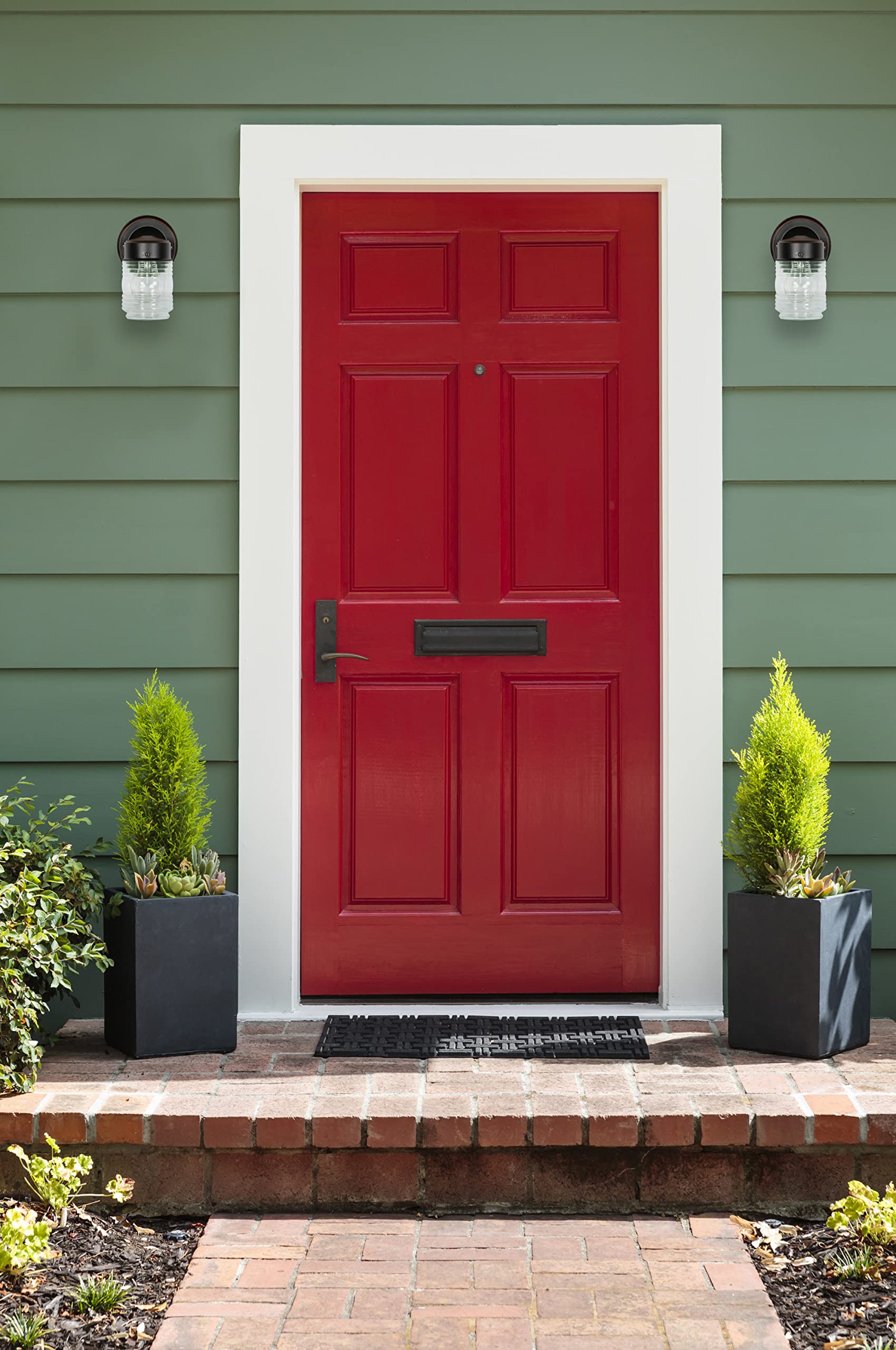 Design House 505198 Jelly Jar 1 Wall Light, Oil Rubbed Bronze, 5.25", Brown