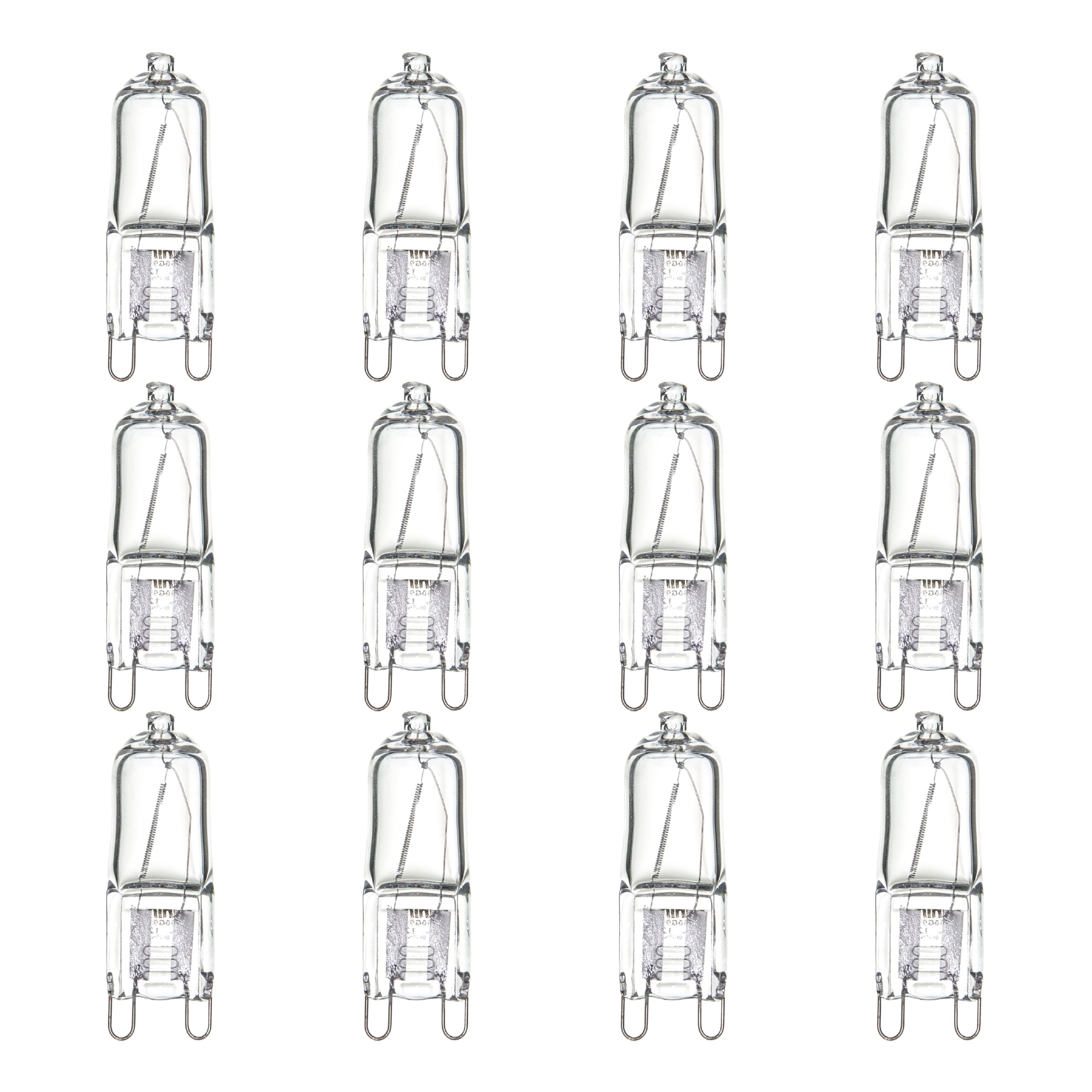 Sunlite Halogen Q50 T3.5 Single Ended Light Bulb, 50 Watts, 600 Lumens, 120 Volts, G9 Bi-Pin Wire Style Base, 100 CRI, Dimmable,