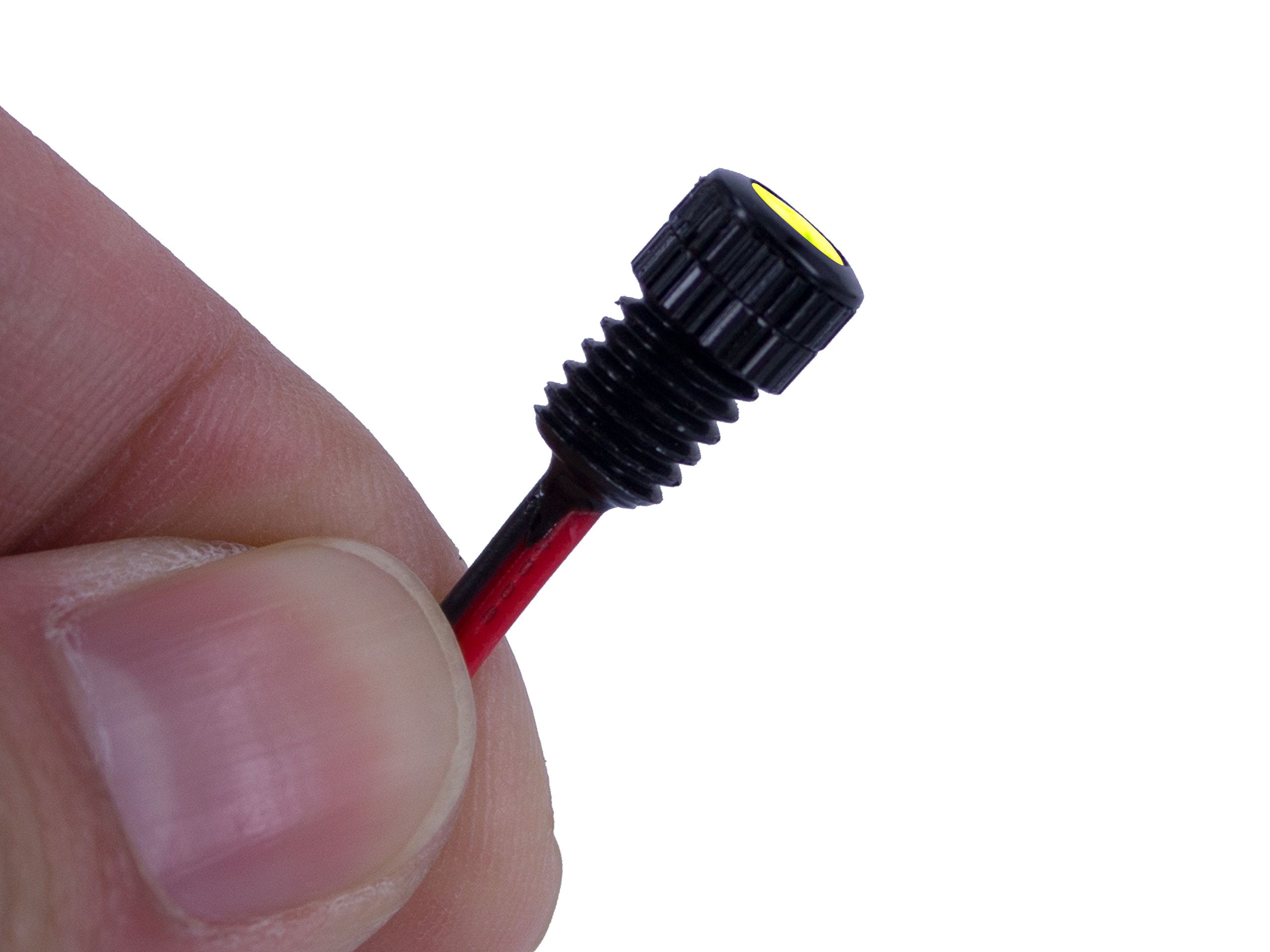 Oznium Brightest Light Bolt 12V LED Flush Mount - 6mm Aluminum Housing, Warm White, for Cars and Motorcycles