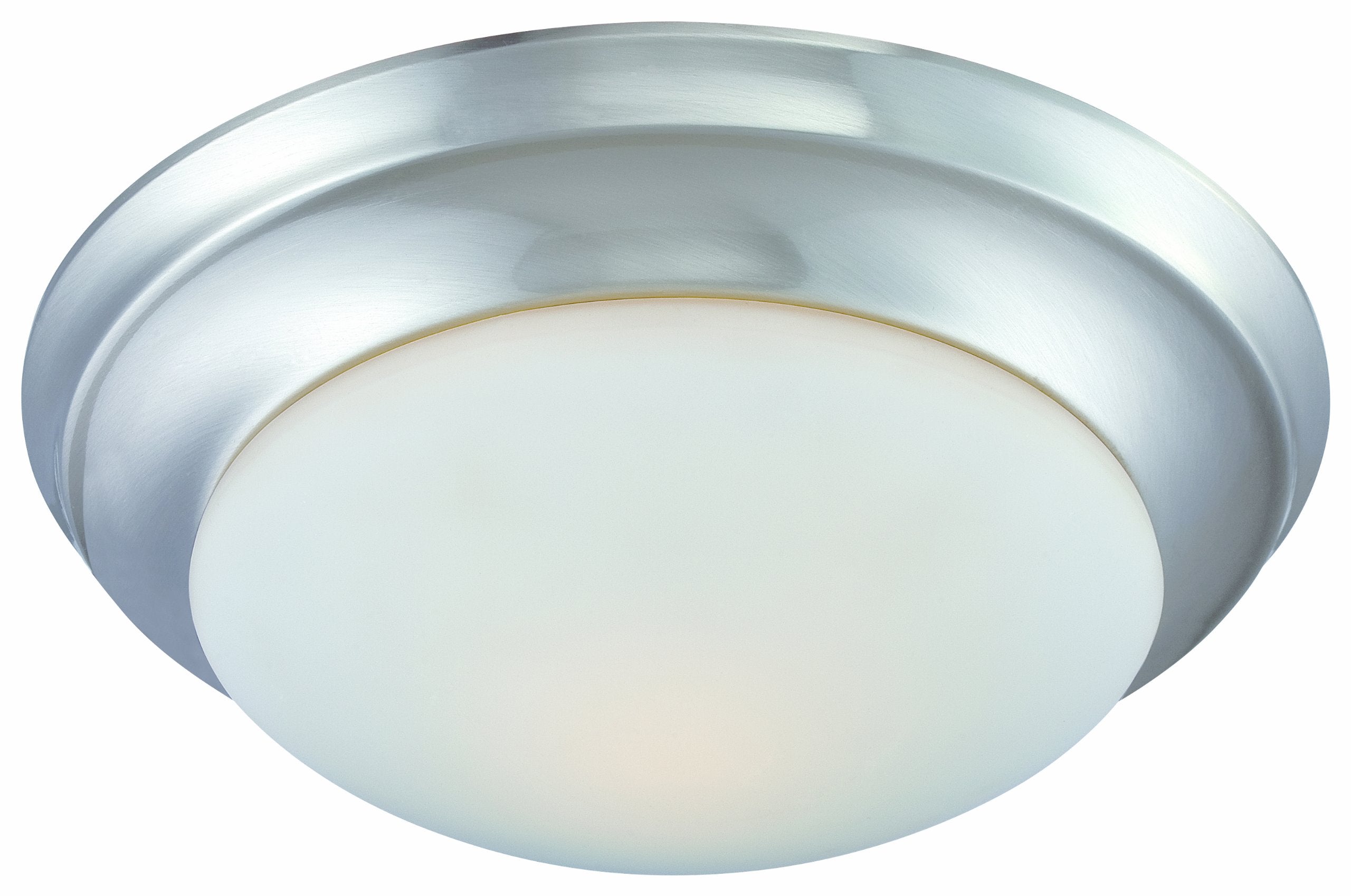 Elk Home Fluor 14.25-inch Wide 2-Light Flush Mount in Brushed Nickel