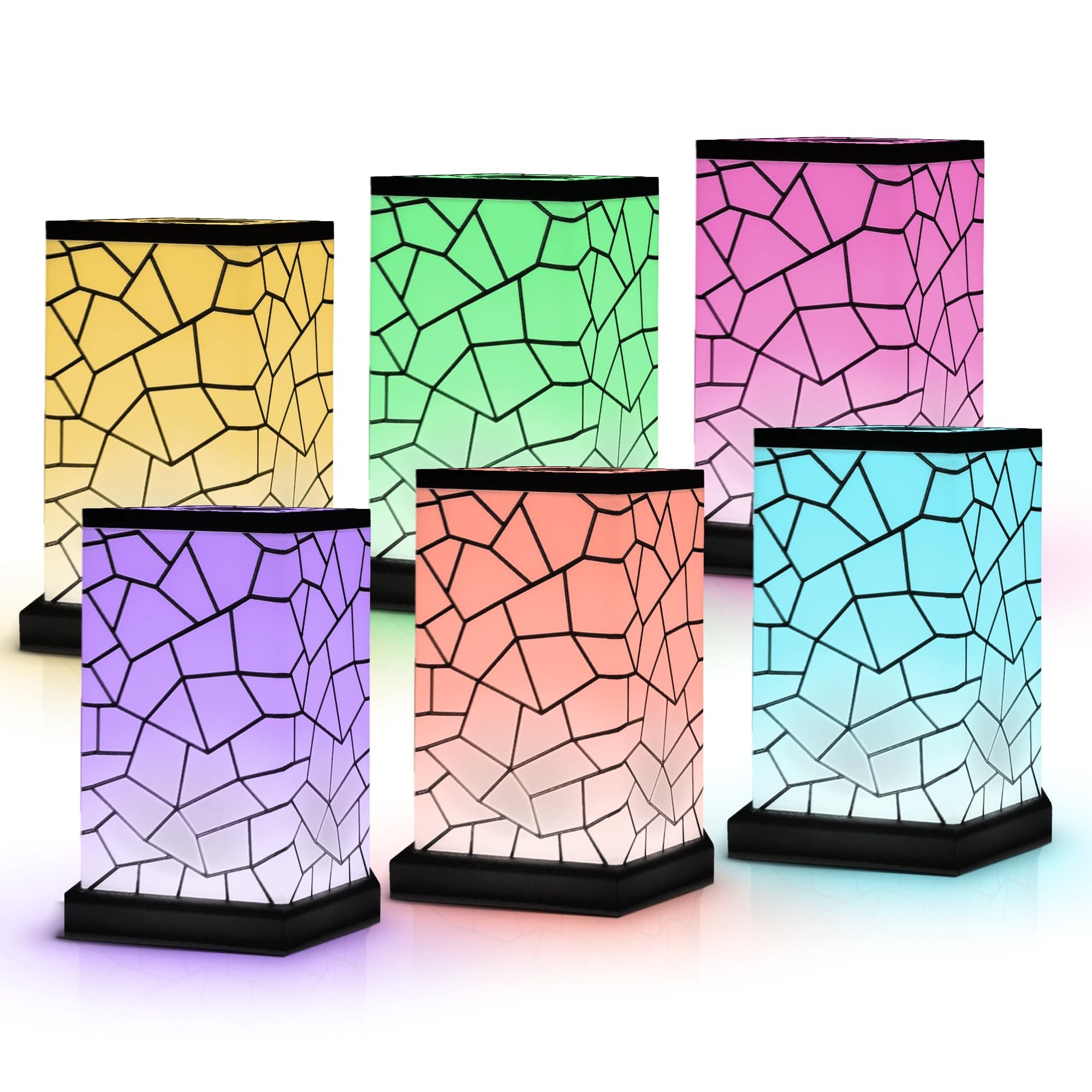 Friendship Lamp? Touch Lamp - Wi-Fi LED Light for Long-Distance Connection - Set of 6 - Acrylic - 200+ Colors