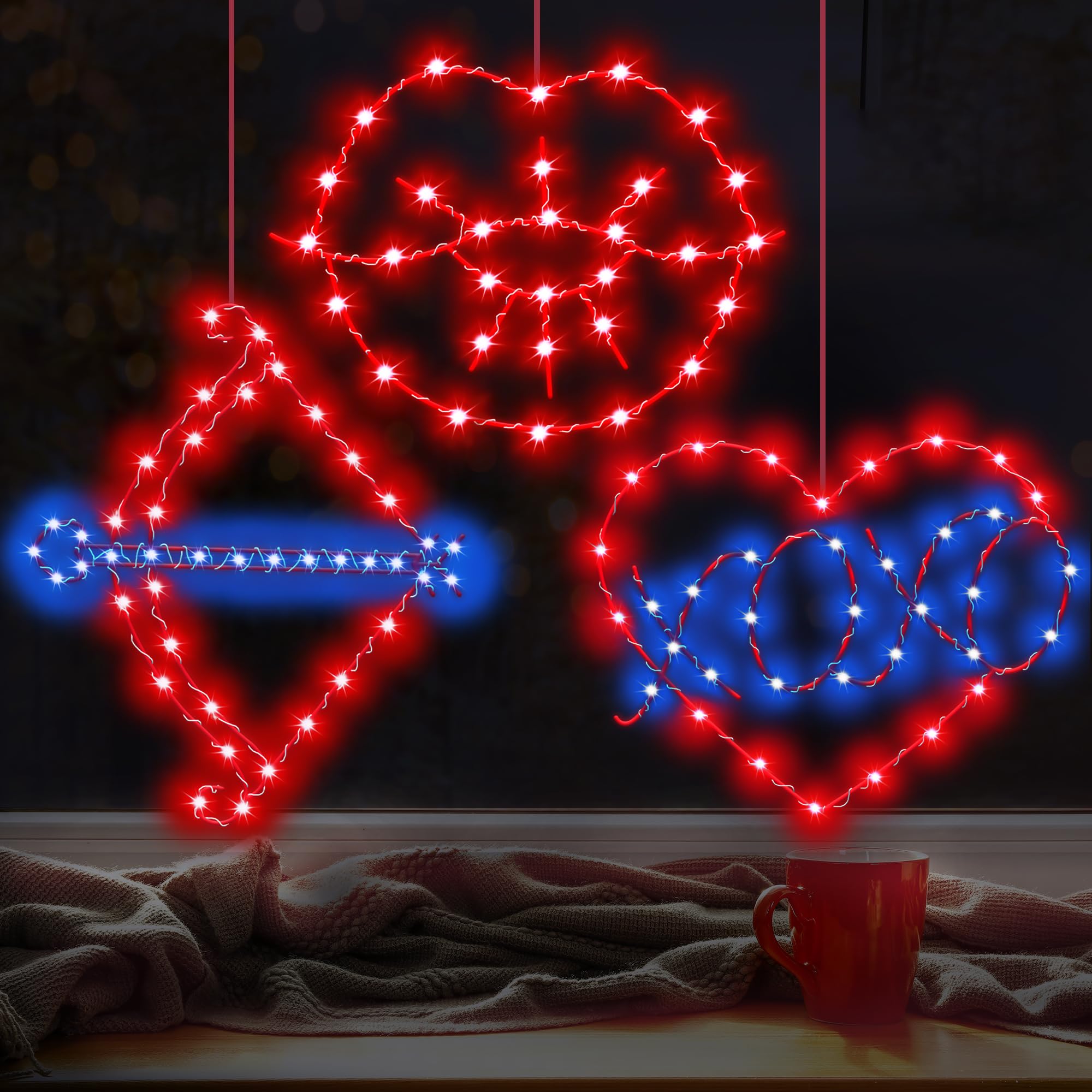 Veeydrut St Patricks Day String Lights 3 Pack - Green Shamrock Hat & Gold Pot, 8 Light Modes, Indoor Decor