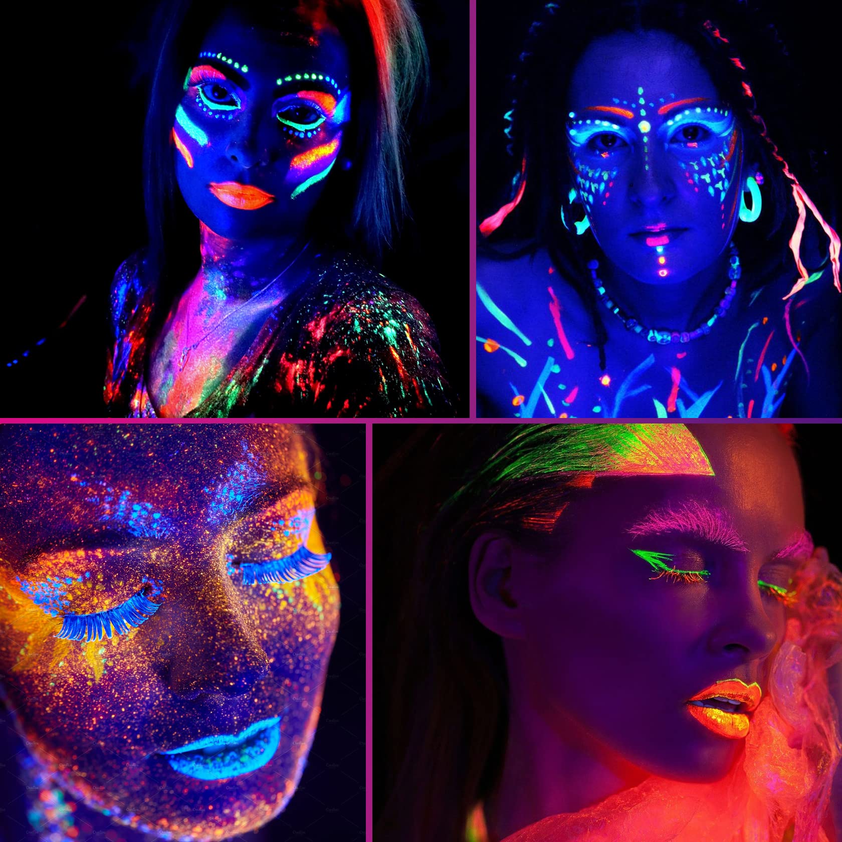 SHGPODA LED Black Light Strip Kit, 66ft/20M, 1200 Lamp Beads, 12V Flexible, Non-Waterproof, Black, Model SPD-D20-UV