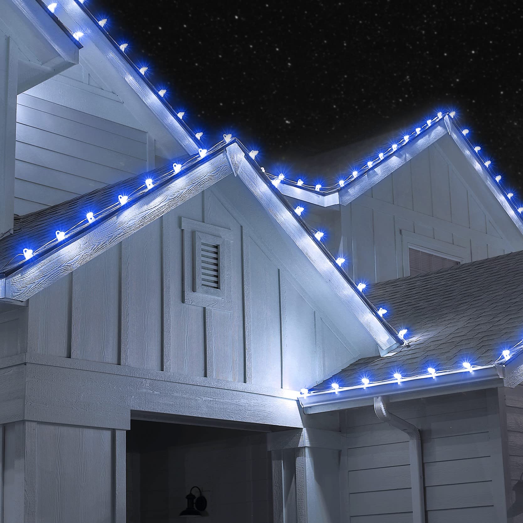 Set Of 500 Holiday Lighting Outlet C9 Led Christmas Lights | Blue C9 Led Filament Lights | C9 Christmas Light Bulbs For Indoor &