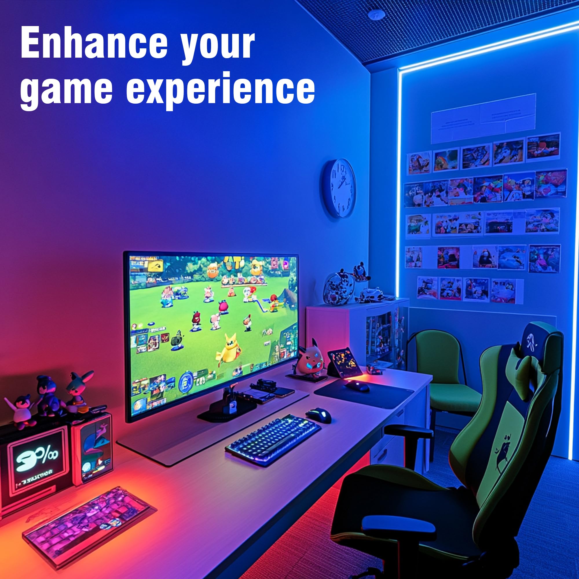 Volivo Led Strip Lights 130Ft 24V,Bluetooth Rgb App Controlled Led Light Strip Music Sync, Color Changing Lighting For Bedroom,