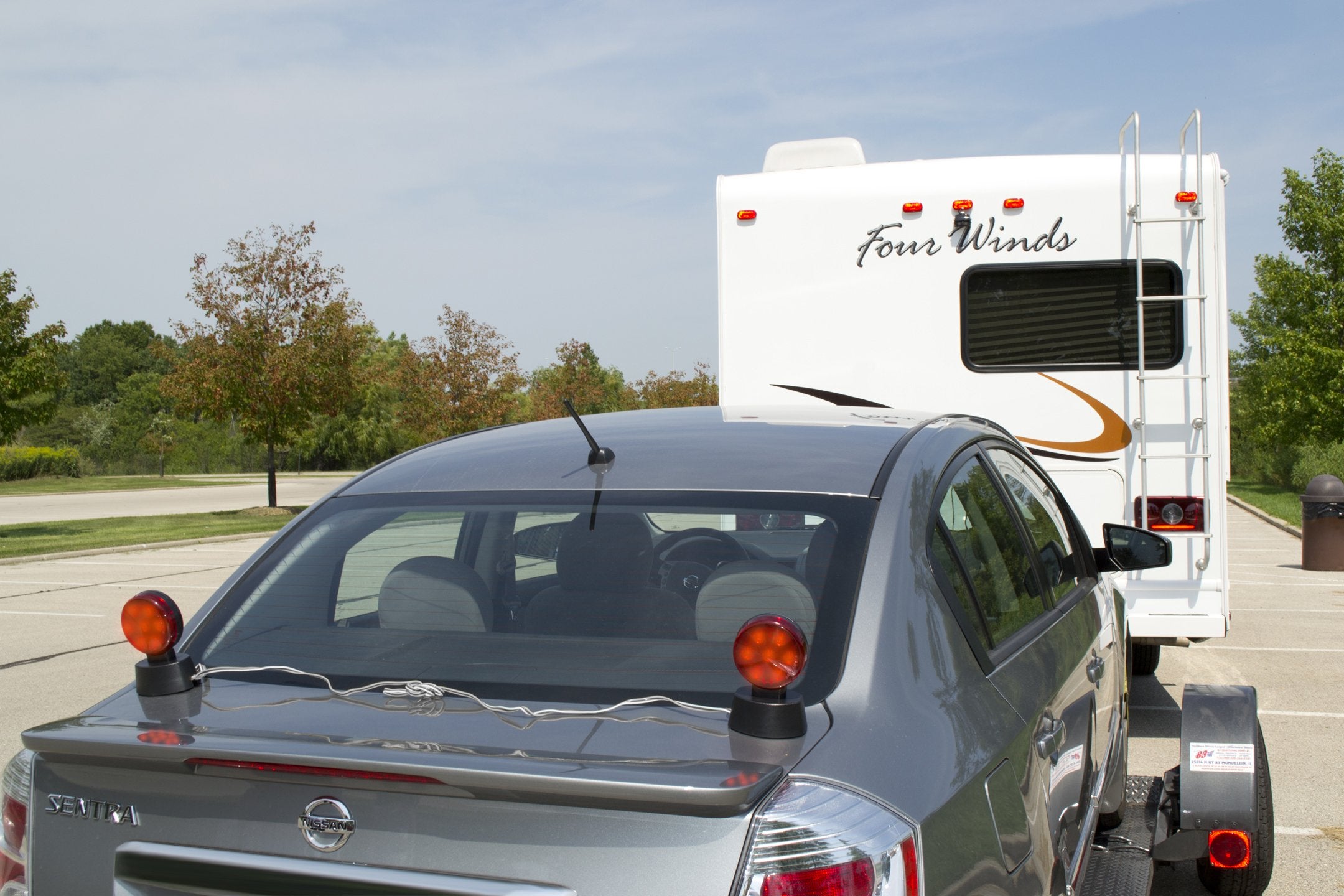 Blazer International C6304 Led Wireless Magnetic Trailer Towing Light Kit