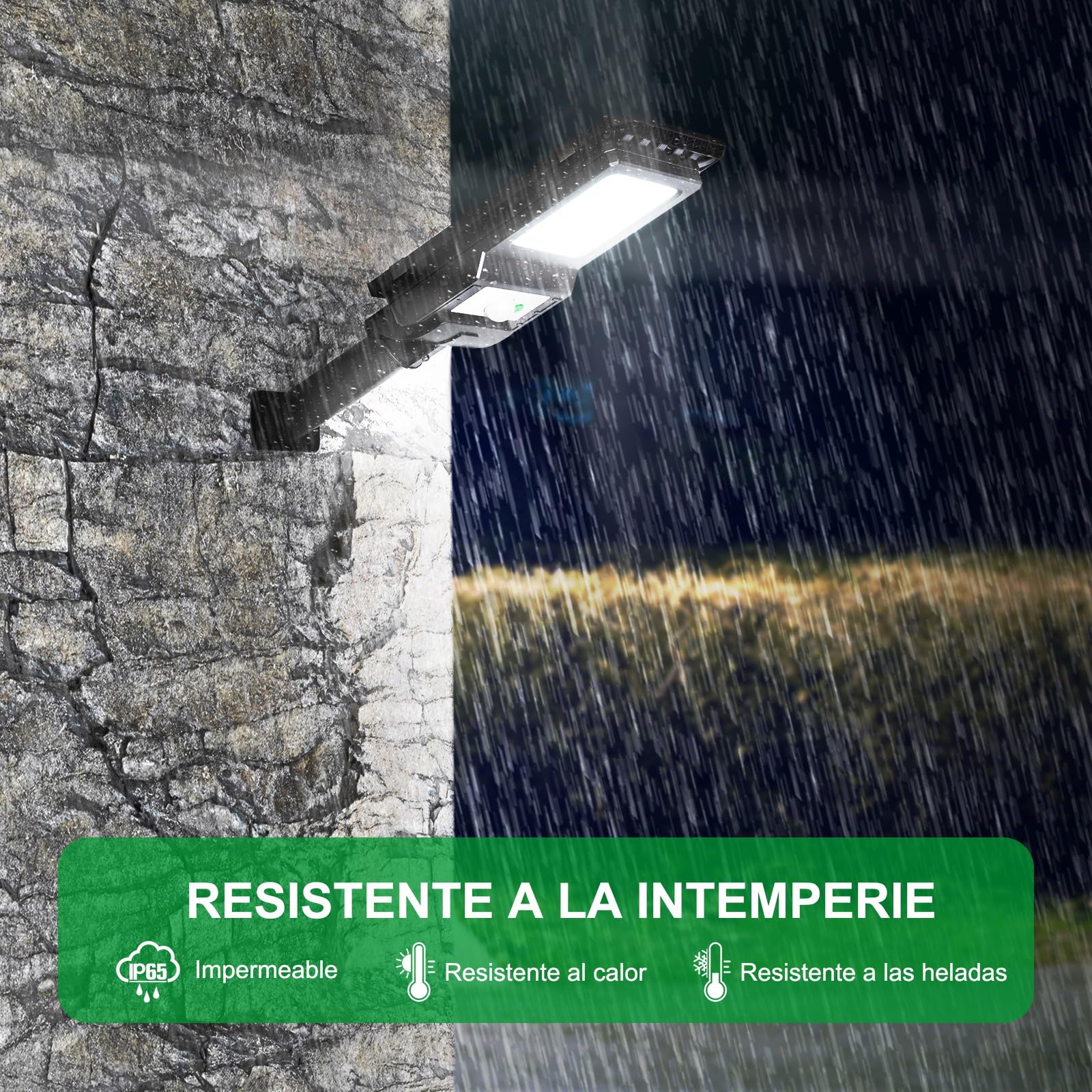 Engrepo Solar Lights Outdoor 1000Lm, 156 Leds Motion Sensor, Waterproof Flood Light 4 Pack