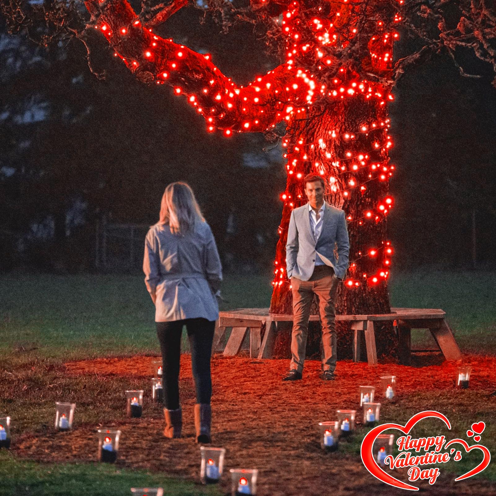 Christmas Lights Outdoor, 100Ft 300 Led String Lights For Outside With 8 Modes Waterproof, Plug In Connectable Green Wire Twinkl