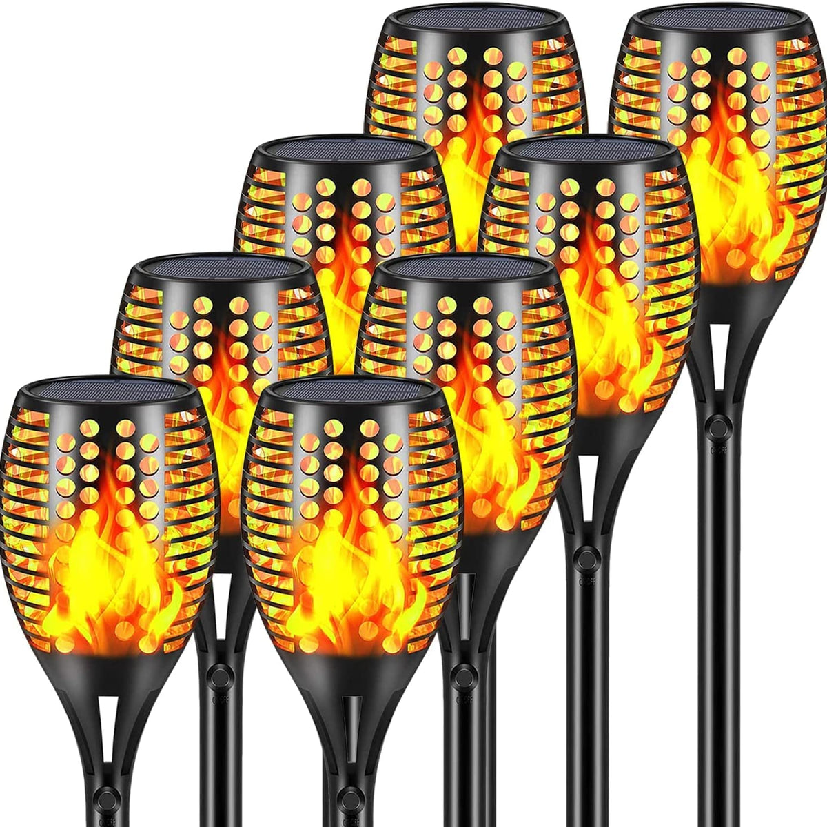 Aityvert Upgraded Large Solar Torch Lights, 43