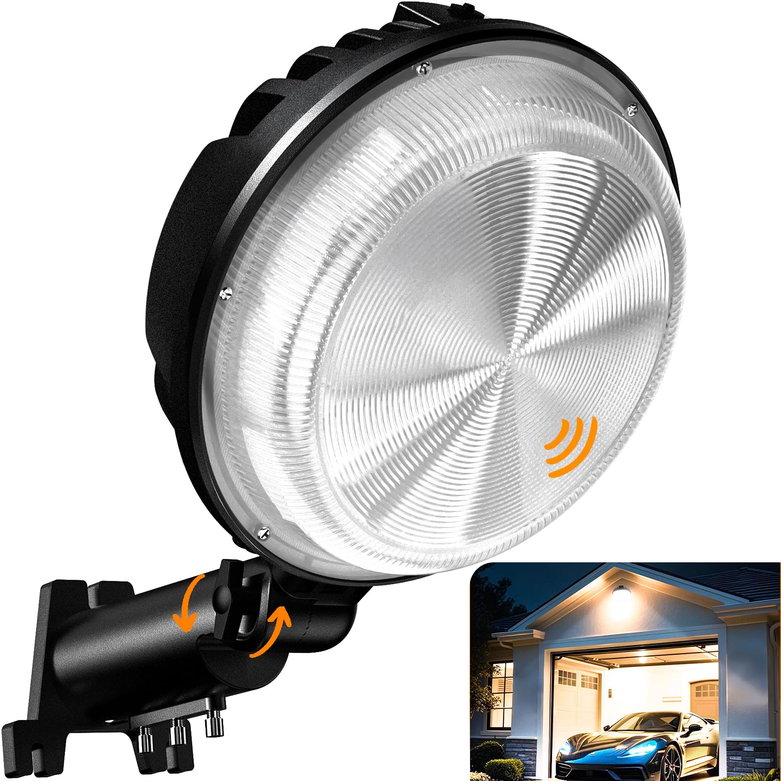 LED Barn Light - Dusk to Dawn Outdoor Lighting with 150 Adjustable Photocell, 150W 20000LM 6500K Daylight Outdoor Lights, IP66 W