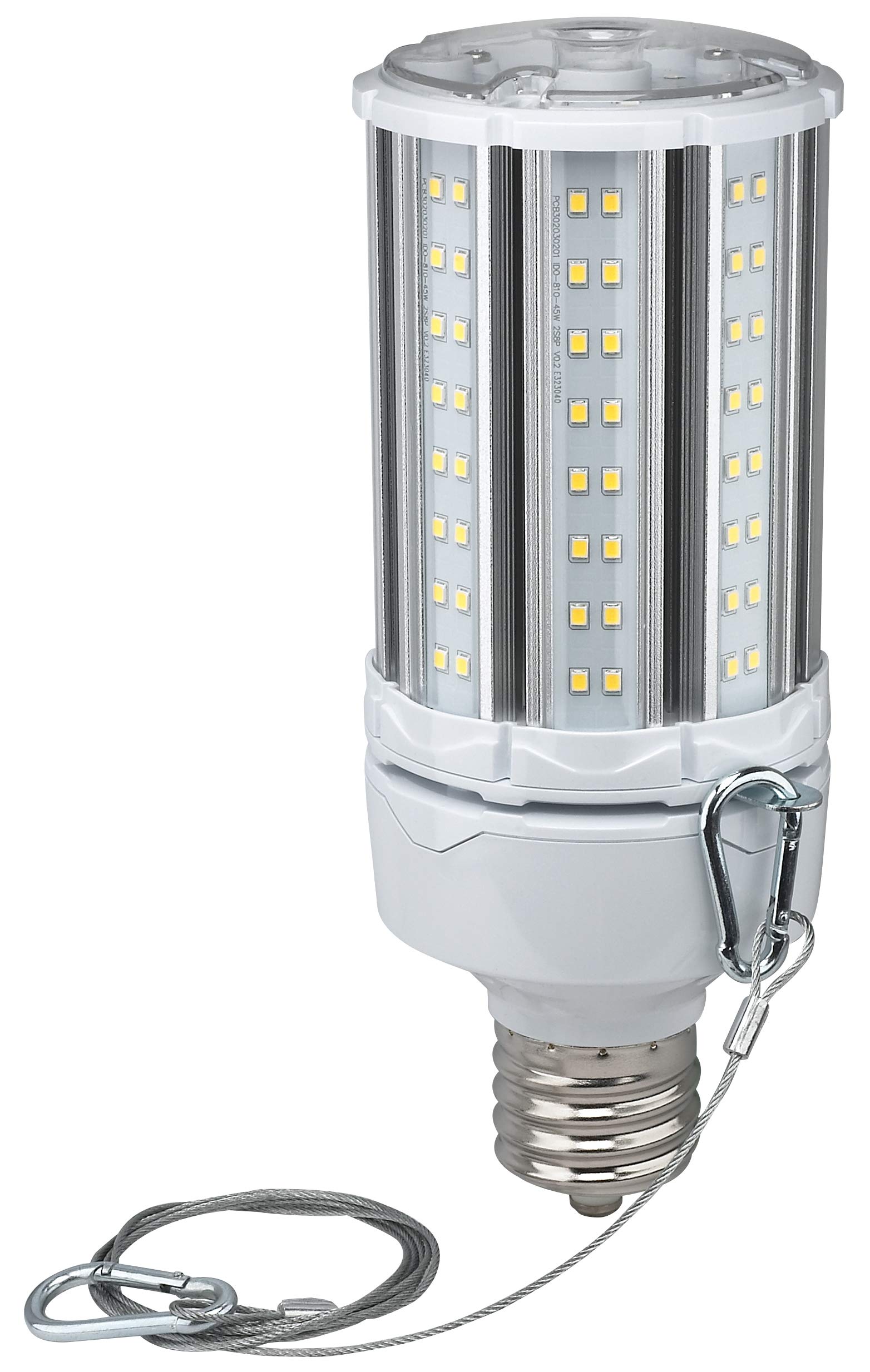 Satco S39393 Hi-Pro Omni-Directional High-Lumen Led Corncob Lamp, Hid-Replacement, Industrial And Commercial Application, 100-27