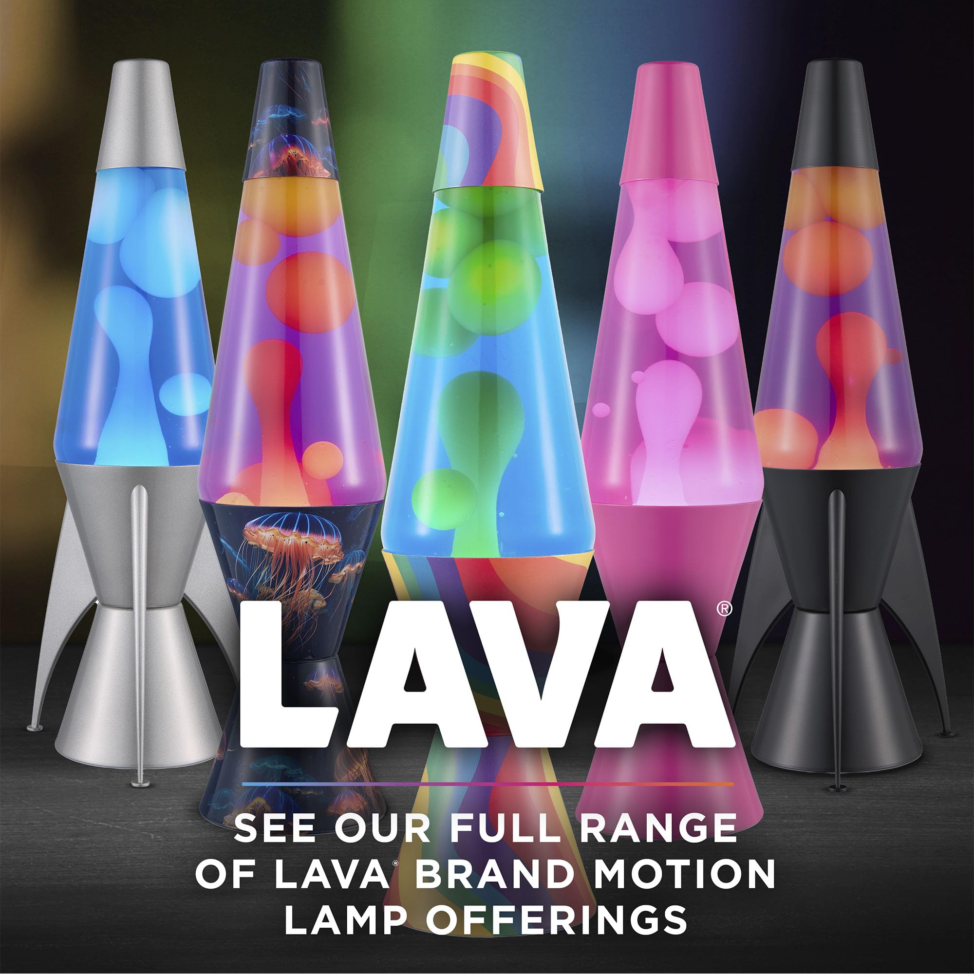 Lava 5032-6 40W Replacement Clear Light Bulb Lamps, 2 Count, Glass