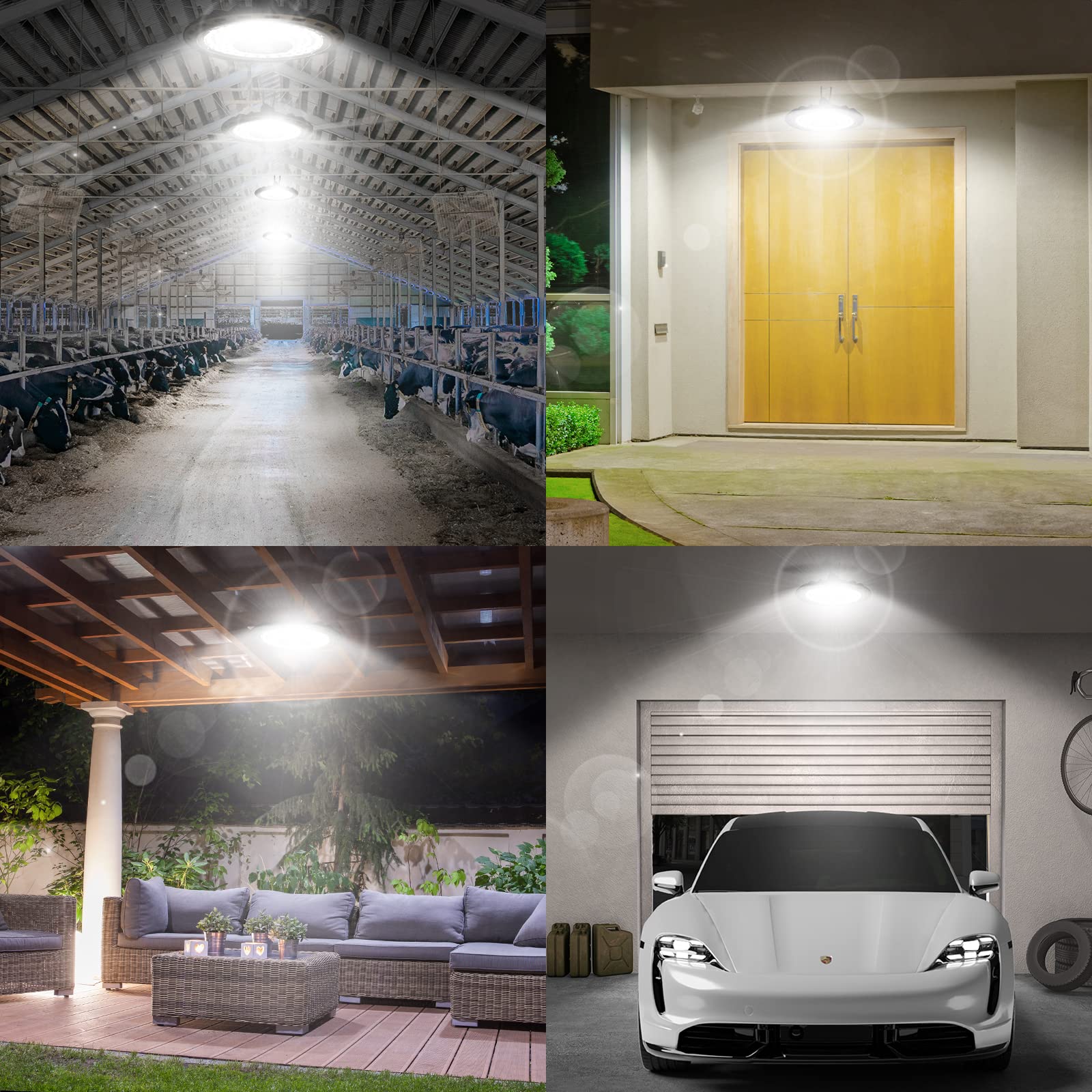 Fabstyl 3000Lm Solar Light, Waterproof Motion Sensor, Dimmable Remote, Indoor & Outdoor Use