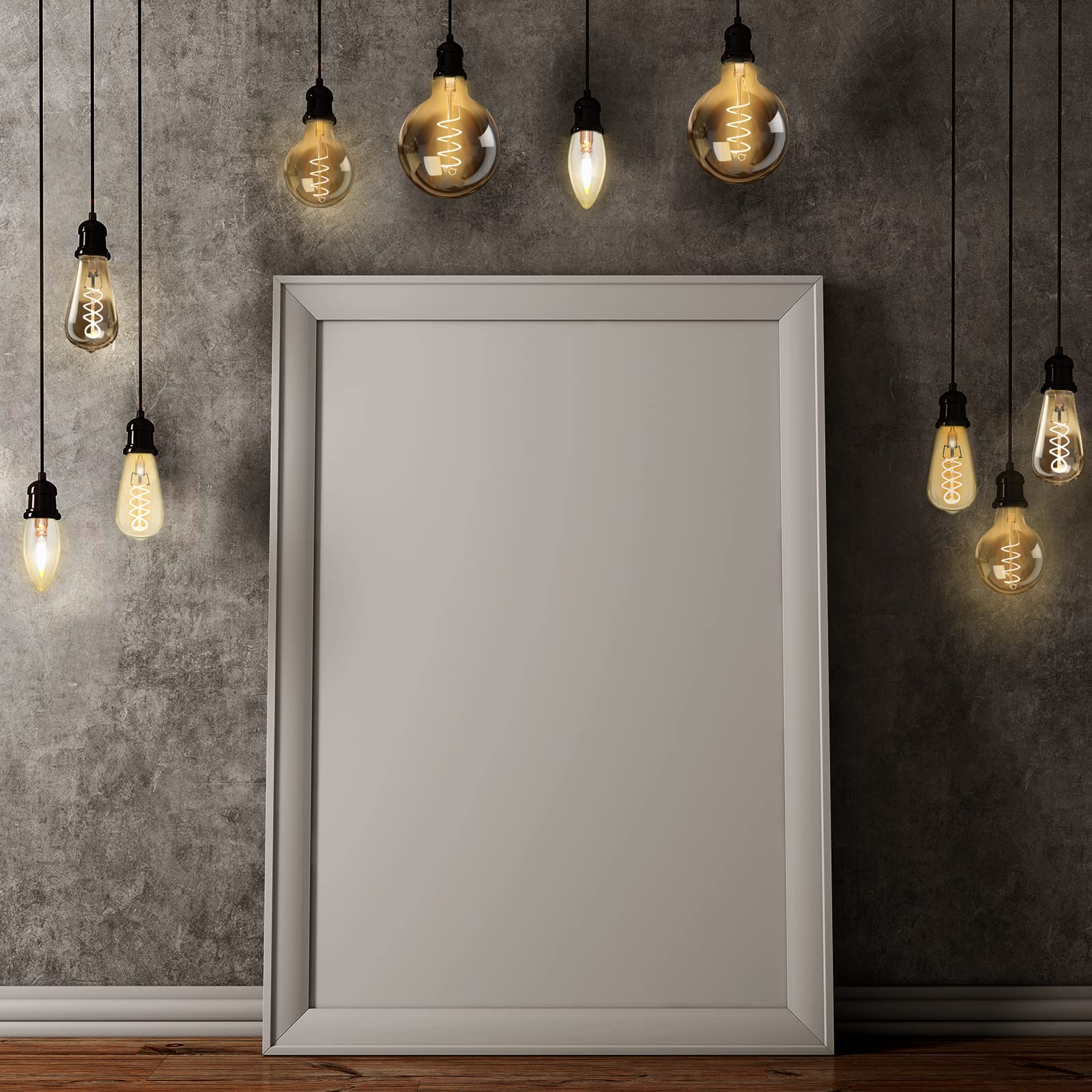 B11 Led Flame Light Bulb, 2 Modes Flickering Light Bulb,2W 1800K 40Lm E26 Chandelier Base Candle Fire Light Bulb For Halloween Christmas Party Porch Indoor & Outdoor Home Decoration (C35E26, 6, Count)