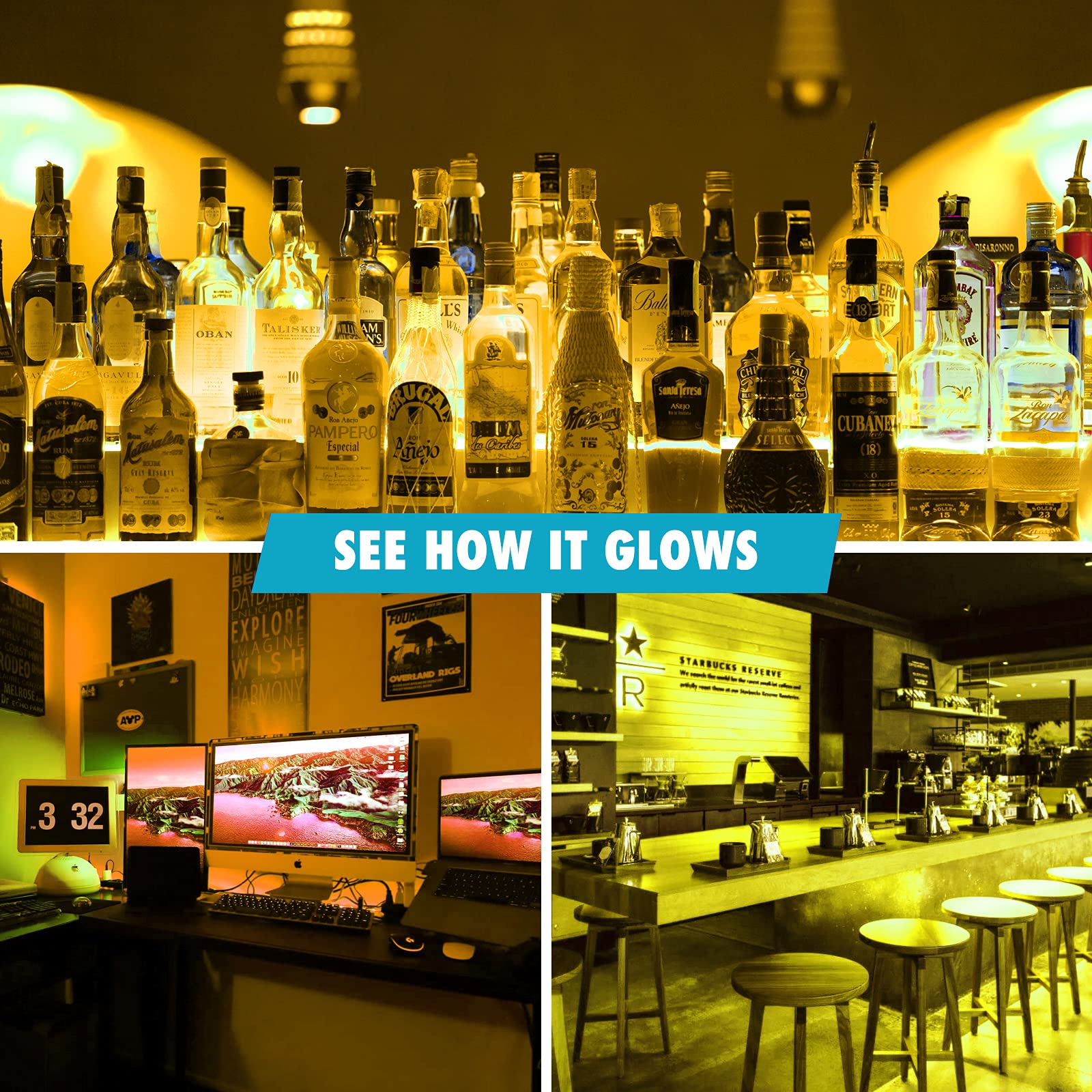 Wiyifada 2 Pack A19 Orange Led Light Bulbs, 9W Replacement For 100W, Halloween Decor