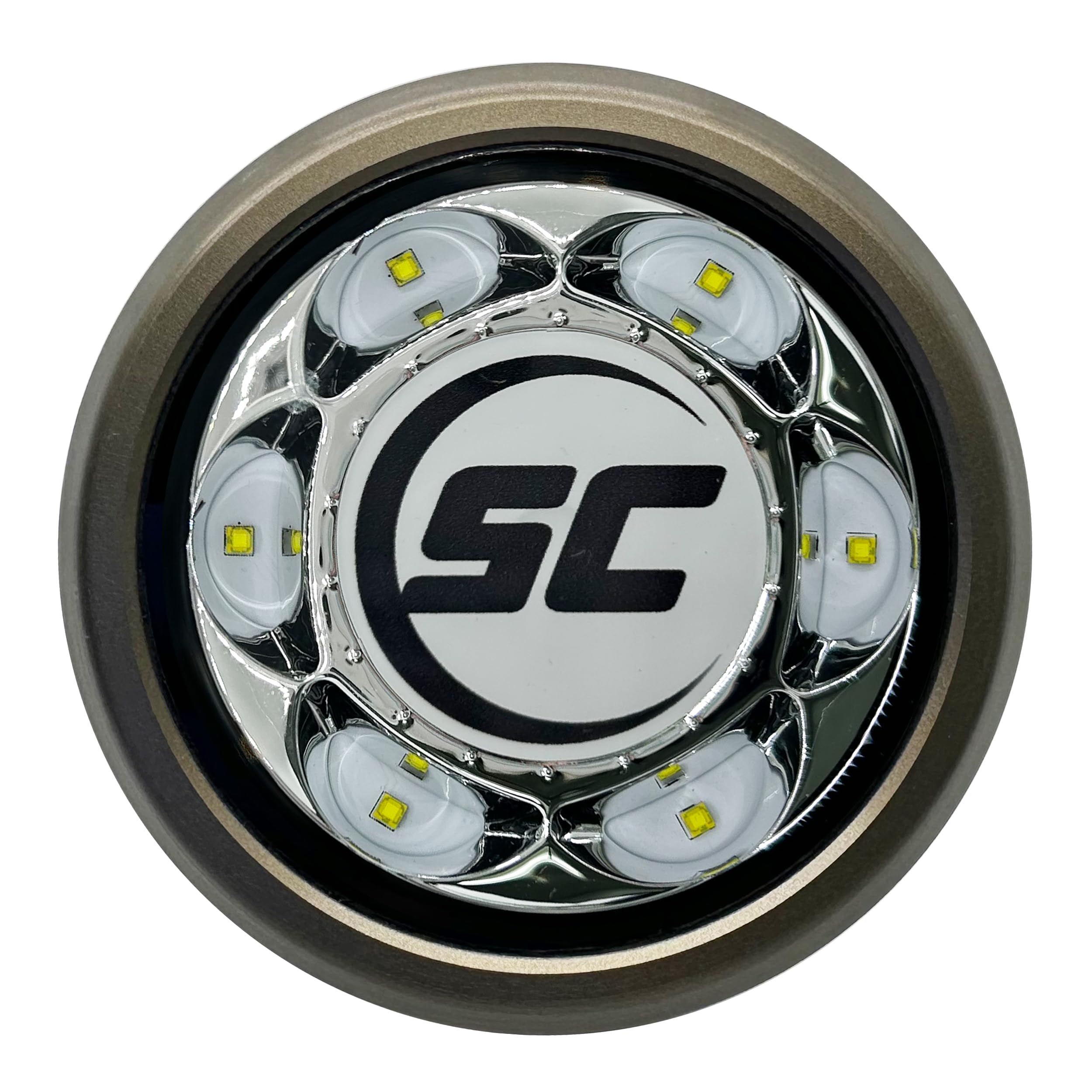 shadow-caster SC3 Pontoon LED Underwater Boat Light - 24W - Great White - Bronze Surface Mount