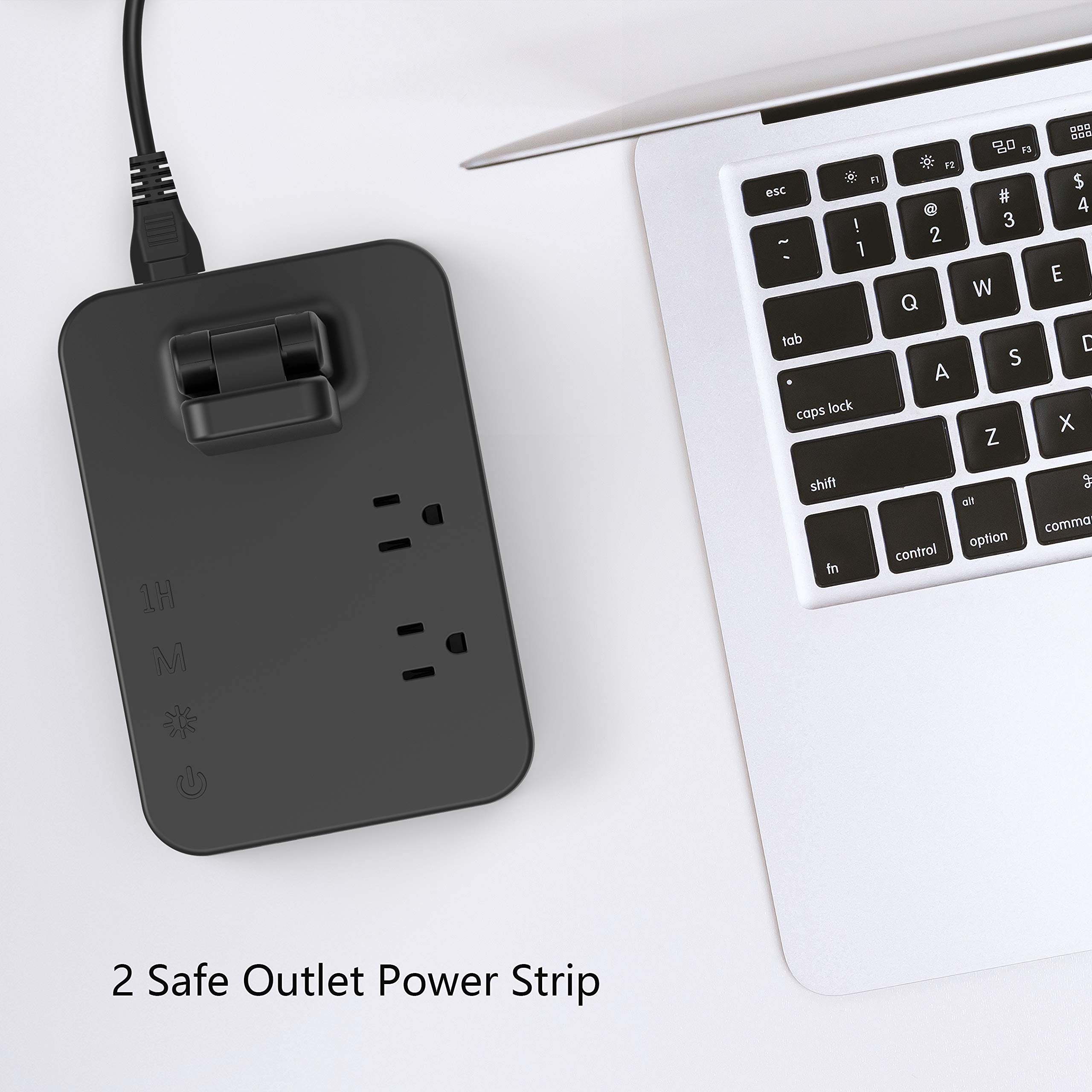 Drevet LED Desk Lamp with USB Charging, 3 Lighting Modes, Touch Control, Foldable, Black, Model H04-1U