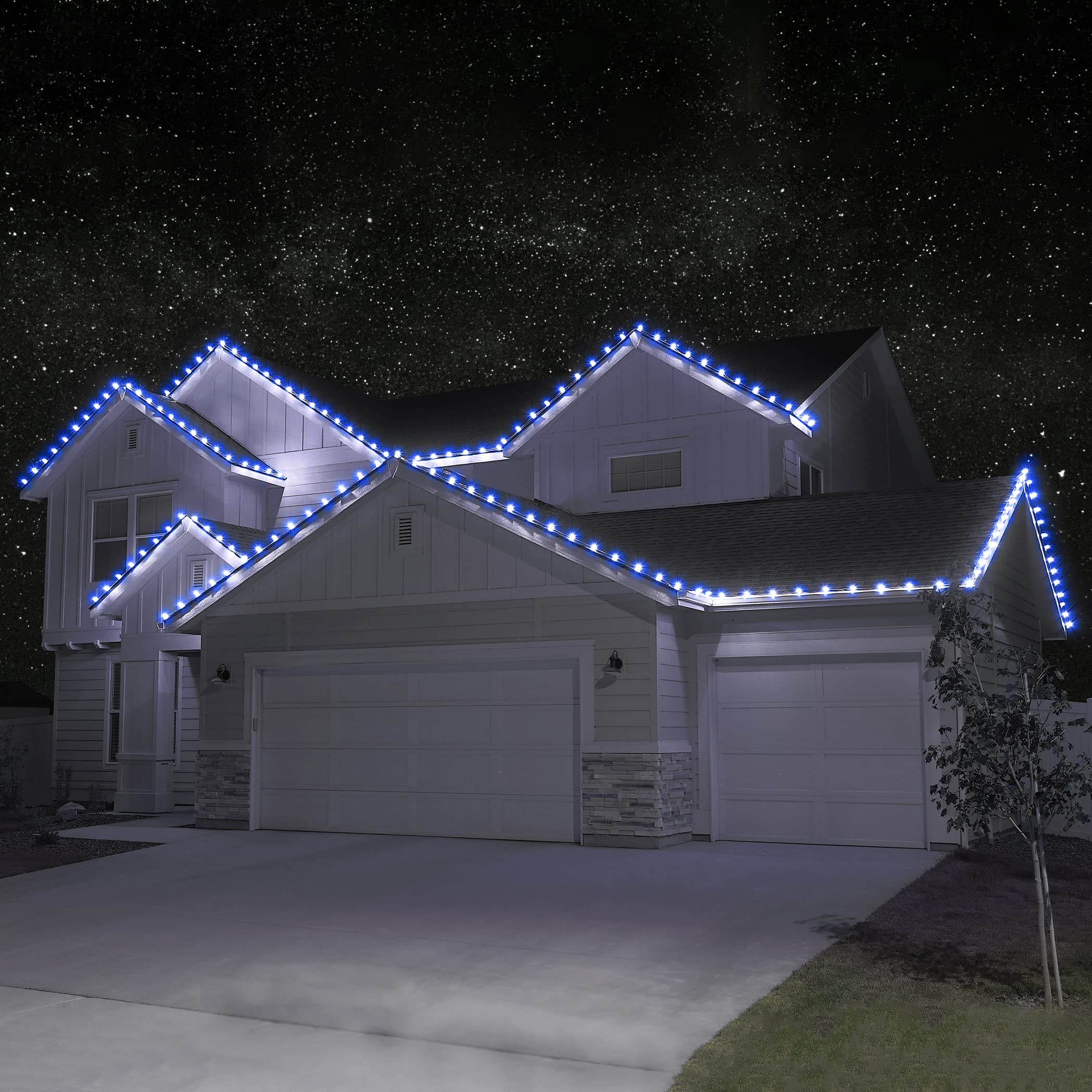 Set Of 500 Holiday Lighting Outlet C9 Led Christmas Lights | Blue C9 Led Filament Lights | C9 Christmas Light Bulbs For Indoor &