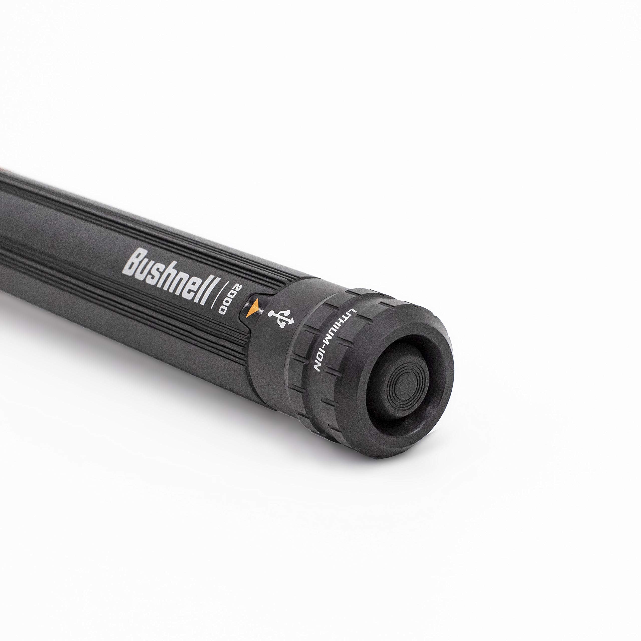 Bushnell 2000 Lumen Rechargeable Aluminum Flashlight - Bright, Durable, Portable Lighting