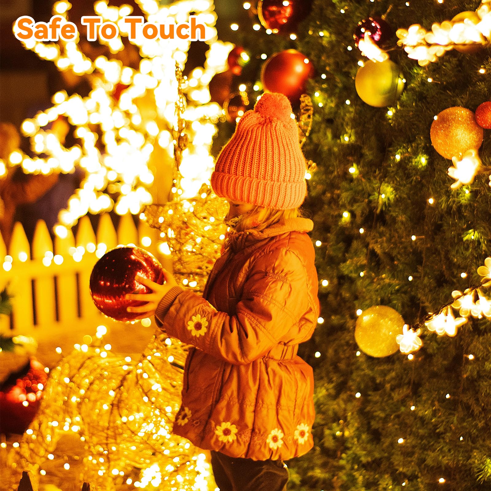Lithome 164Ft 500 Led Color Changing Christmas String Lights Outdoor  35 Colors Rgb Christmas Lights With Remote  Dimmable Led String Light Plug In  Xmas Tree Light Indoor For Holiday Party Decor