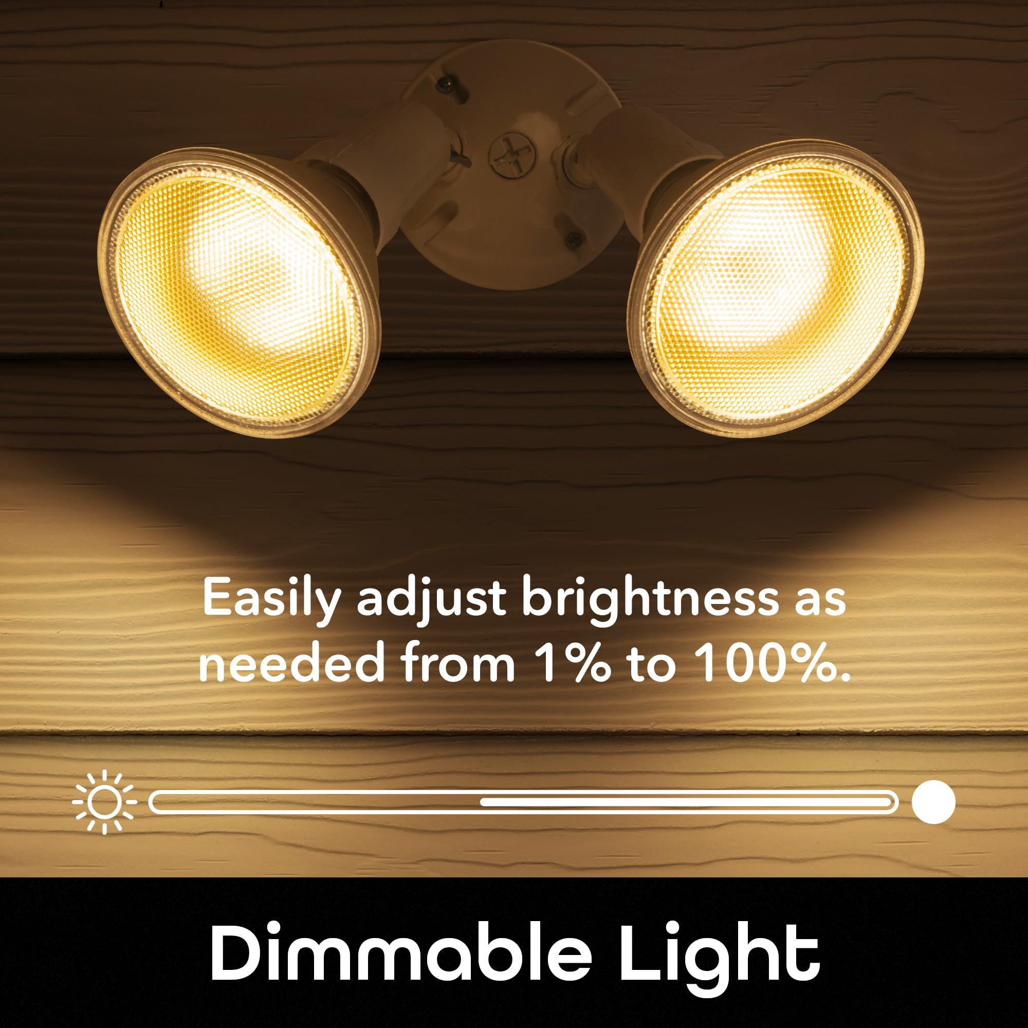 Geeni Lux Smart Floodlight, 11W Dimmable Led, 1000 Lumens, Works With Alexa & Google Assistant