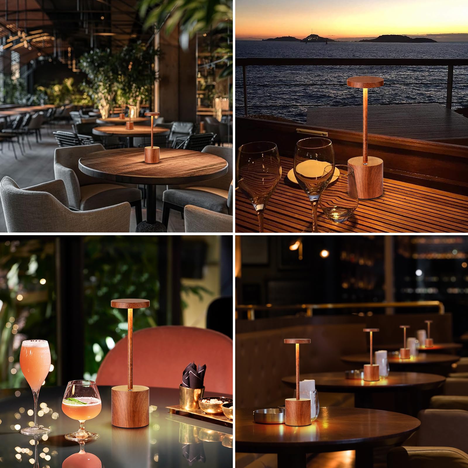 Sakringt 2 Pack Cordless Table Lamp Rechargeable,5000Mah Battery Operated Portable Led Table Light,Dimming Desk Lamp For Patio/R