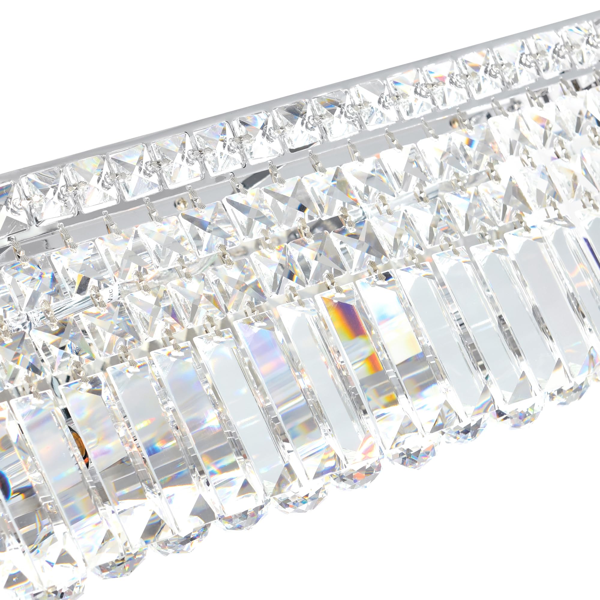 Cwi Lighting Colosseum 6-Light Chrome Vanity Light Fixture - Modern Metal Design