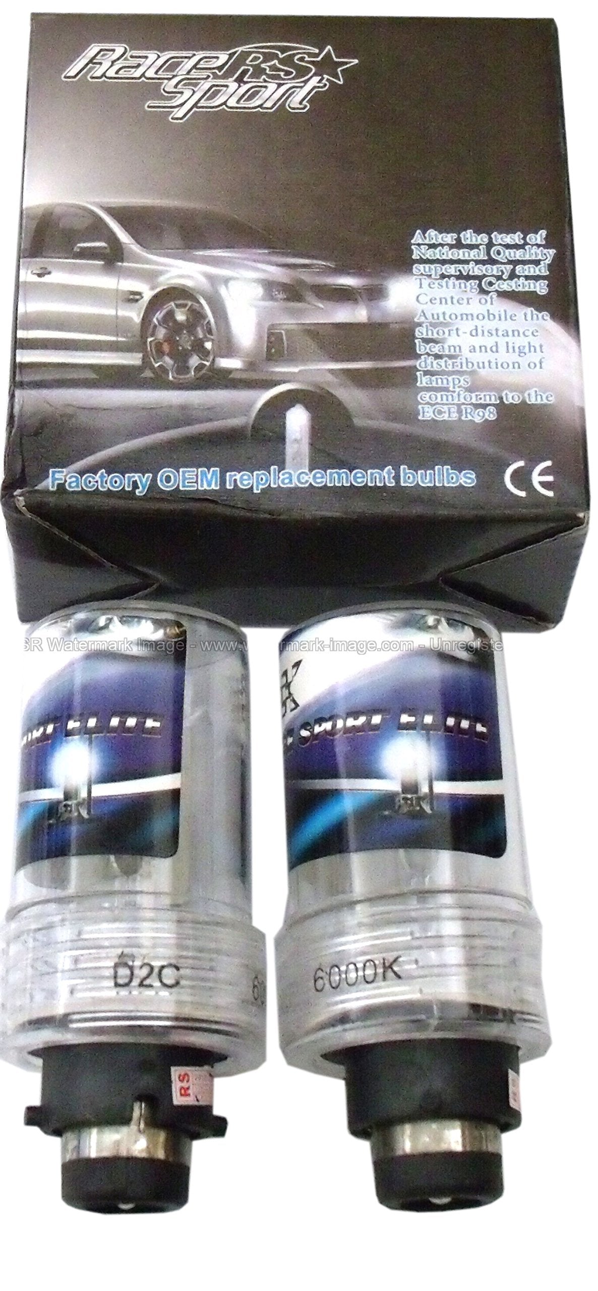 RACESPORT LT Race Sport (D2-6K-SB-RB) Replacement Bulb, Pair