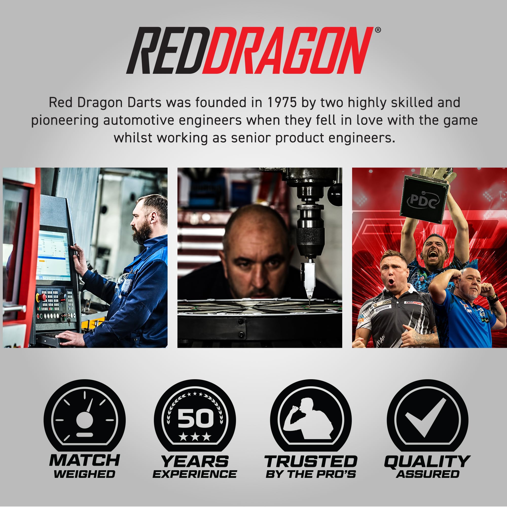 Red Dragon Darts Hardcore Radical Blue Extra Thick Standard Dart Flights - 4 Sets Per Pack (12 Dart Flights In Total)