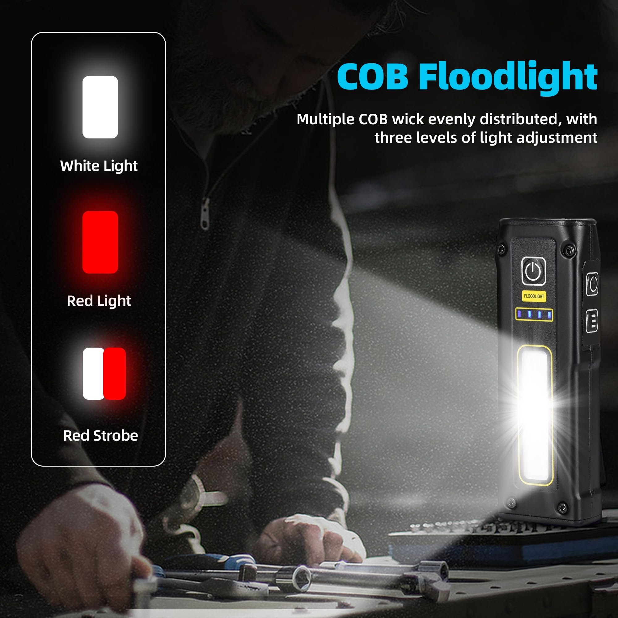 Darkbeam Uv Flashlight 365Nm Black Light, Led Edc Flashlights High Lumens Usb C Rechargeable Woods Lamp, Mini Magnetic Bright Co