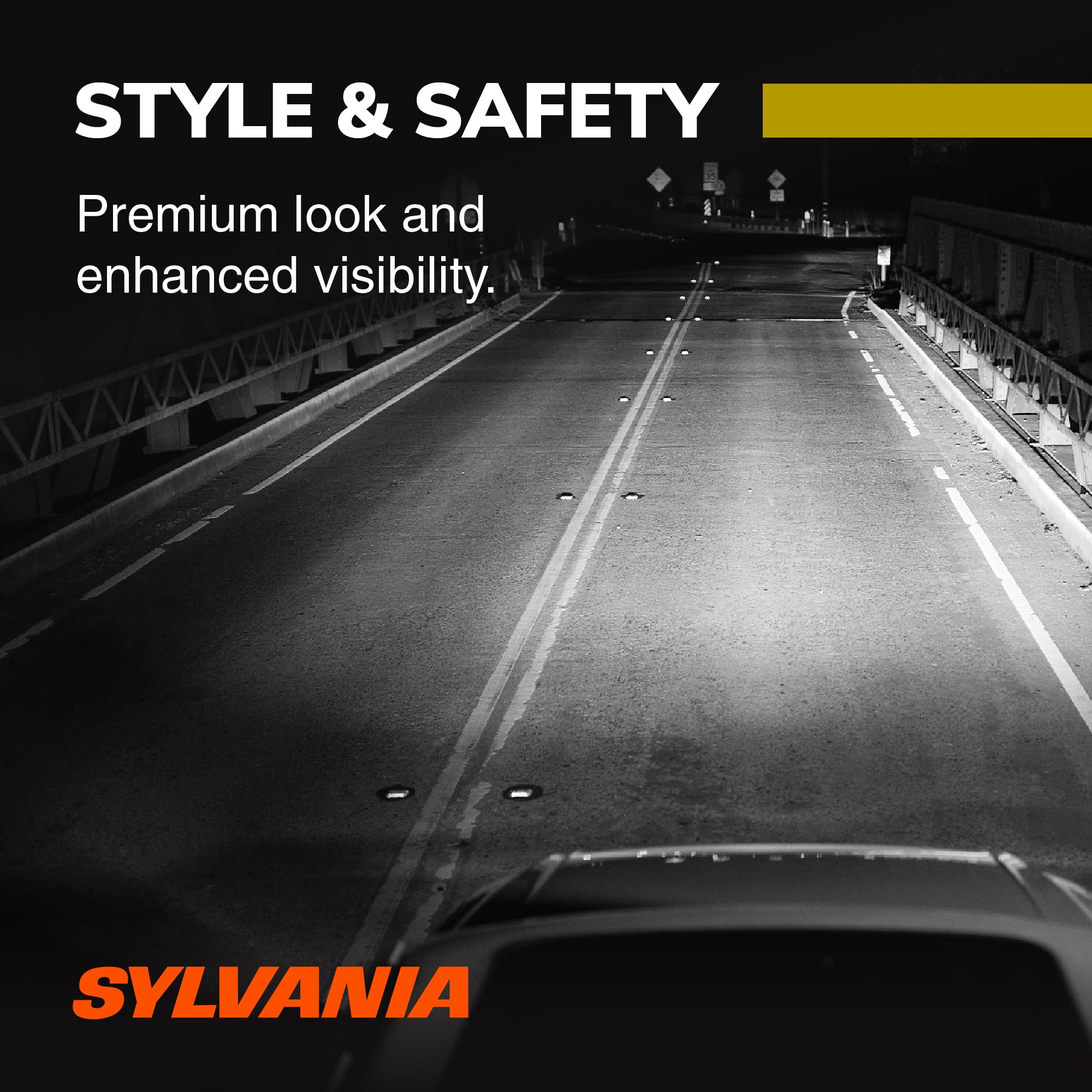 SYLVANIA H13 (9008) SilverStar zXe GOLD Halogen Headlight Bulb - Bright White Light, 2 Bulbs, Model 30794