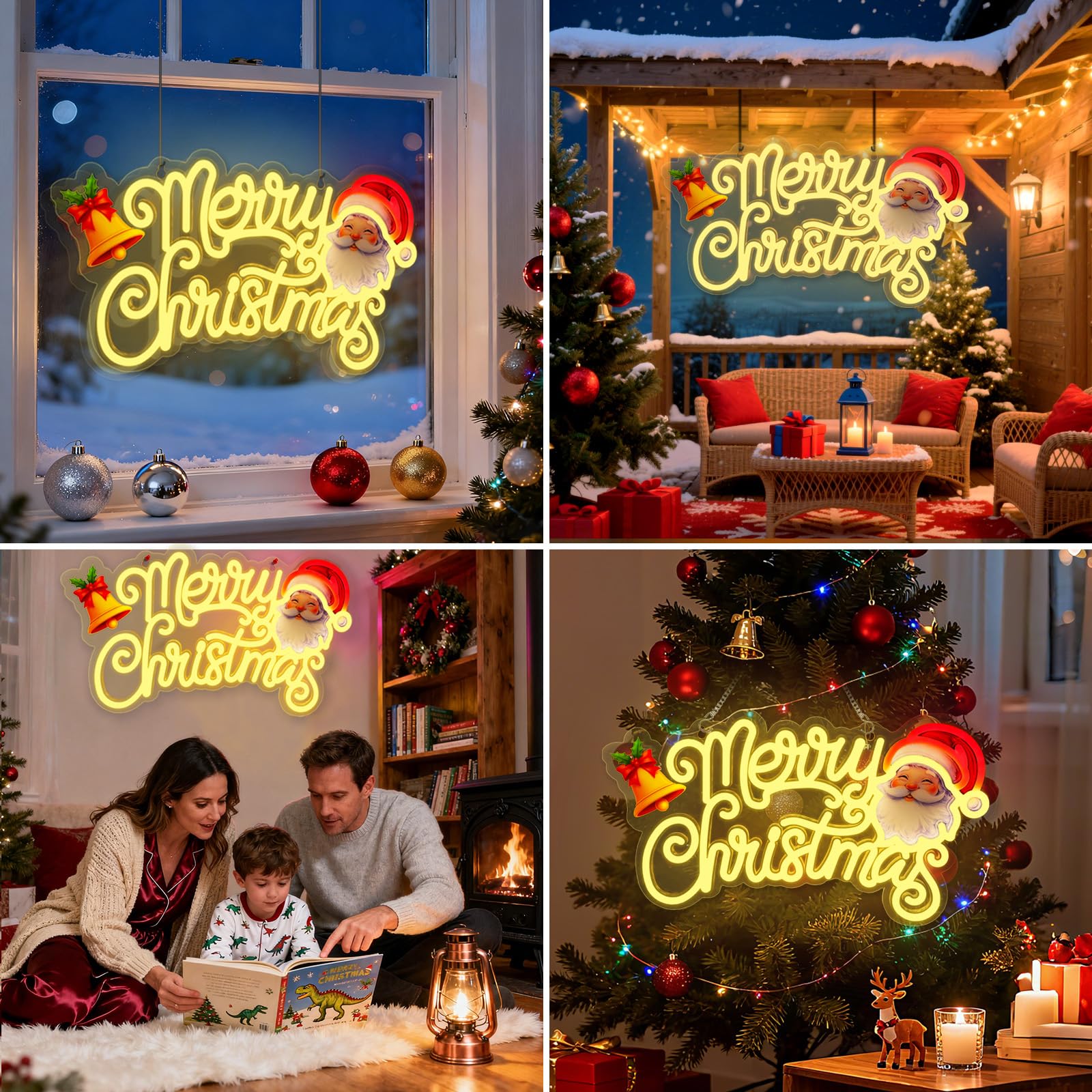 Merry Christmas Neon Sign  Christmas Led Sign Light For Wall Decor  Dimmable Switch Usb Powered Neon Sign  Art Wall Decorative Night Light Gift For Home Indoor Party Kids Bedroom Window Bar Pub Club