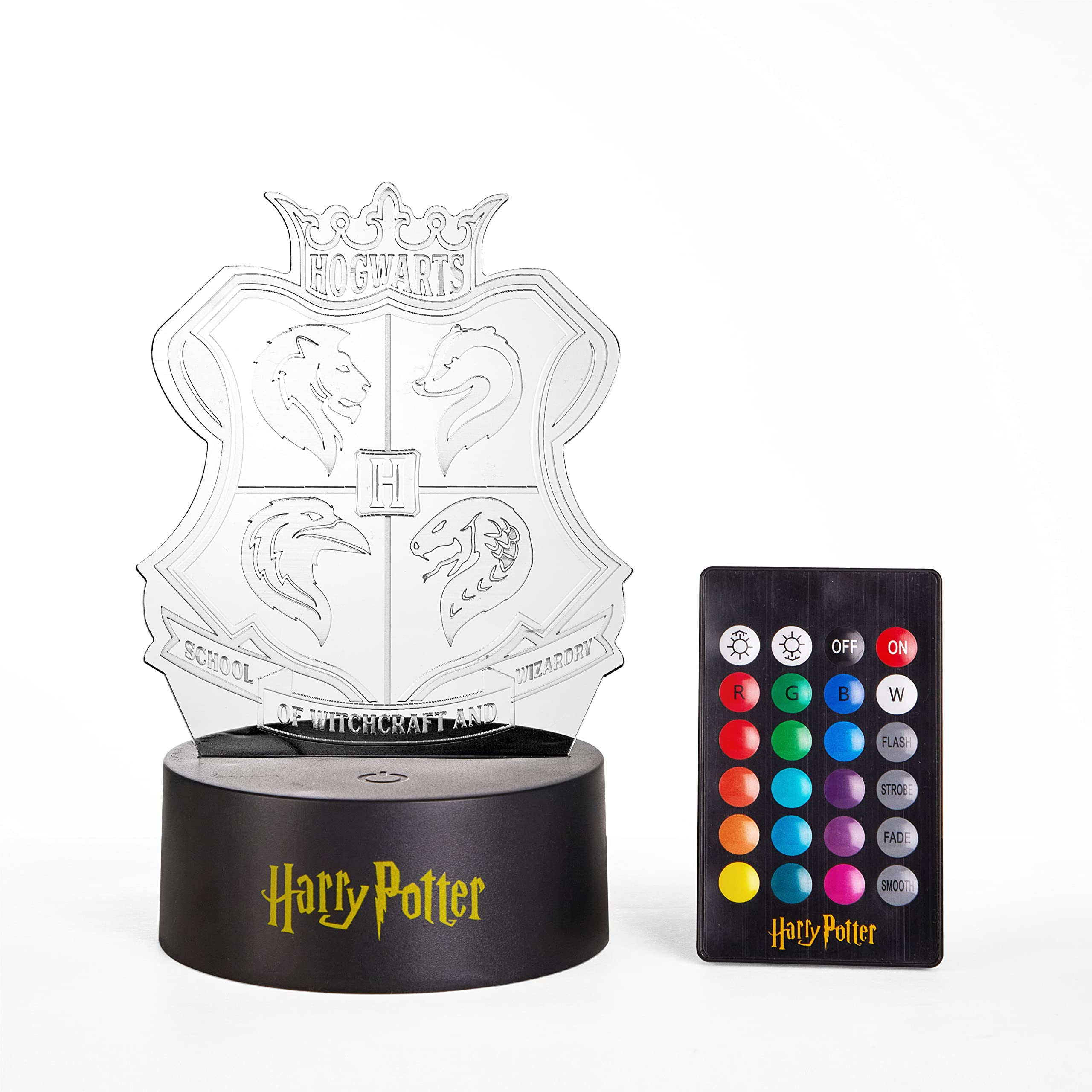 Idea Nuova 3D Acrylic LED Illusion Lamp, Harry Potter Model NK371942, Color: Harry Potter