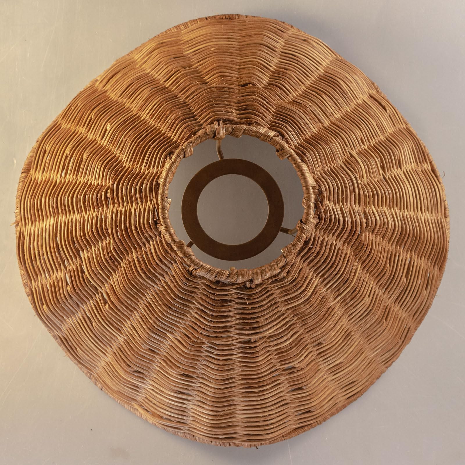 creative rattan lampshade hanging pendant light covers wicker woven,rustic Boho Ceiling Light cover For Hallway Bedroom Kitchen 