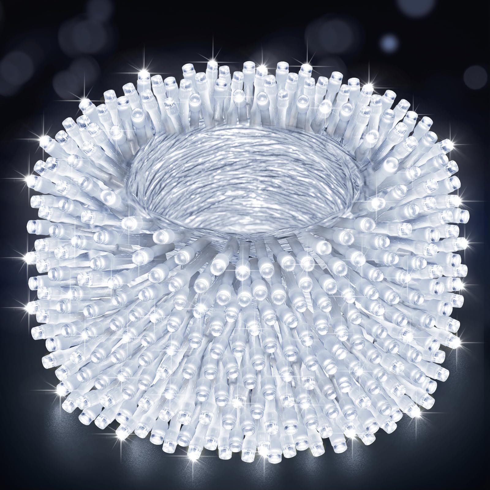 Heceltt Christmas Lights Outdoor, 394FT 1000LED Christmas Lights with 8 Modes and Timer Memory Function Christmas String Lights 