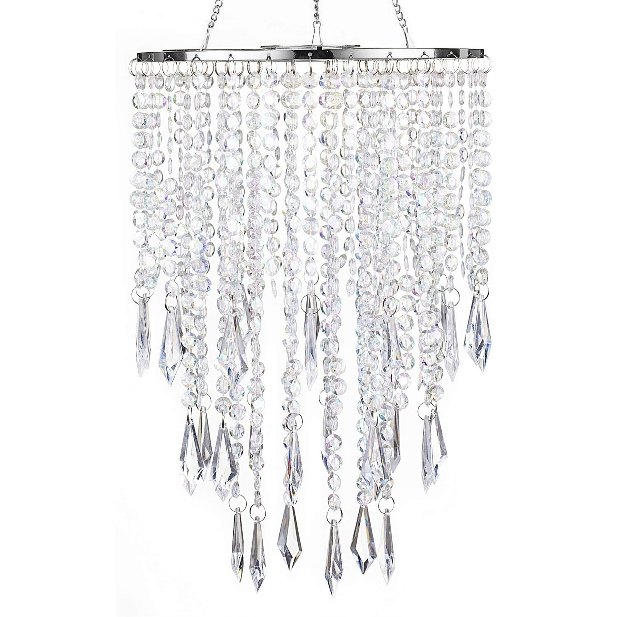 Sunli House Modern Mini Chandelier Shade,H12.9 X W8.66 Chandeliers Light Fixture Sparkling Decorations for Wedding Centerpiece L
