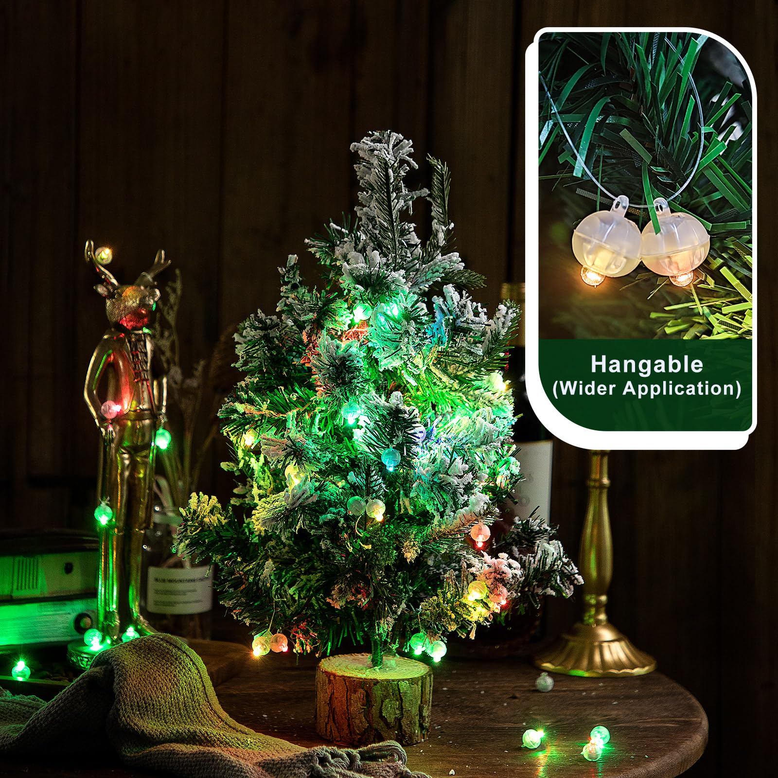 Zgwj 50Pc Mini Led Lights – Glow Steadily Green Balloons For Party, Wedding, Halloween, Christmas