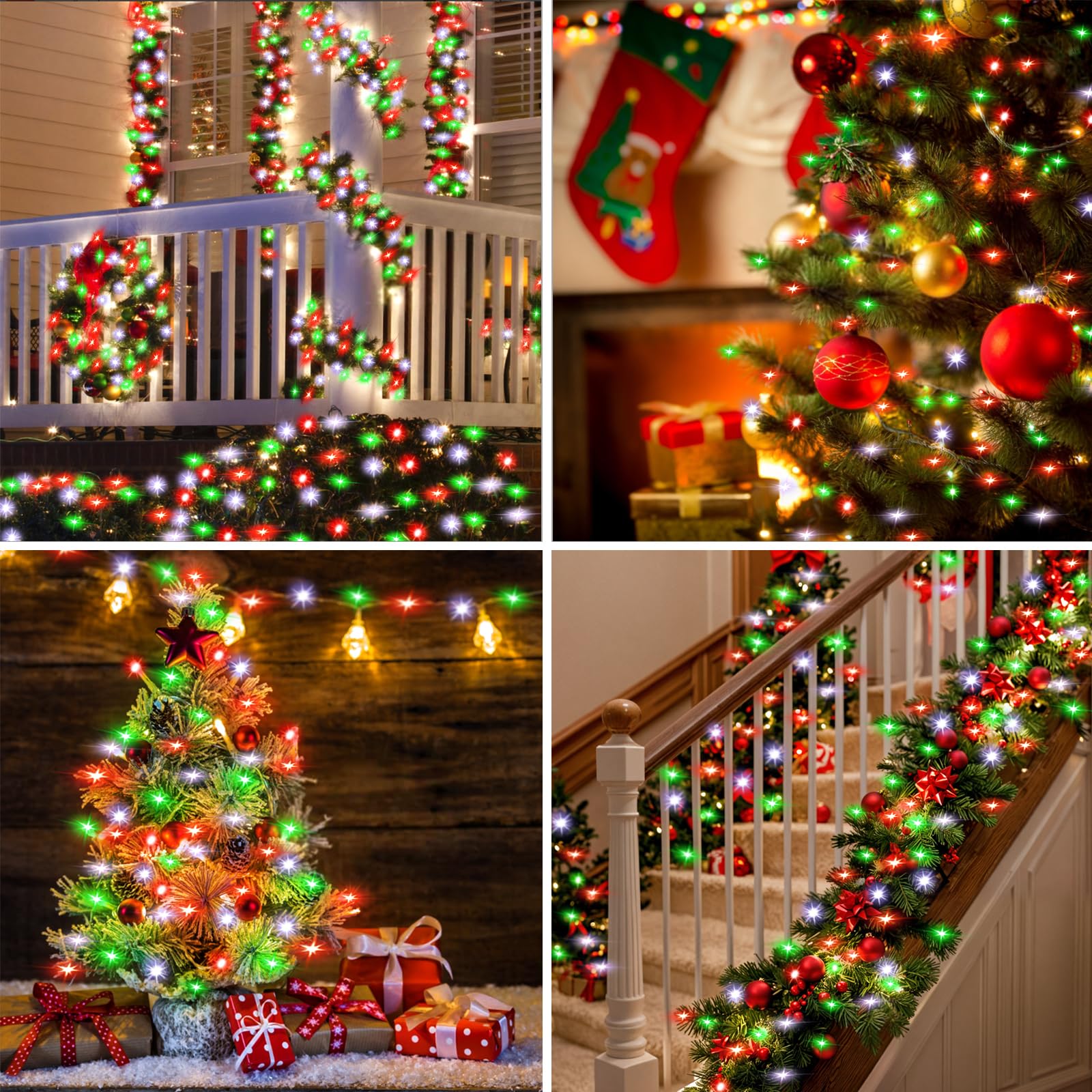 ZNYCYE 10 Pack Fairy Lights Battery Operated, 10 Ft 30 LED Fairy Lights with Timer, 8 Modes Christmas Lights, Fairy Lights Water