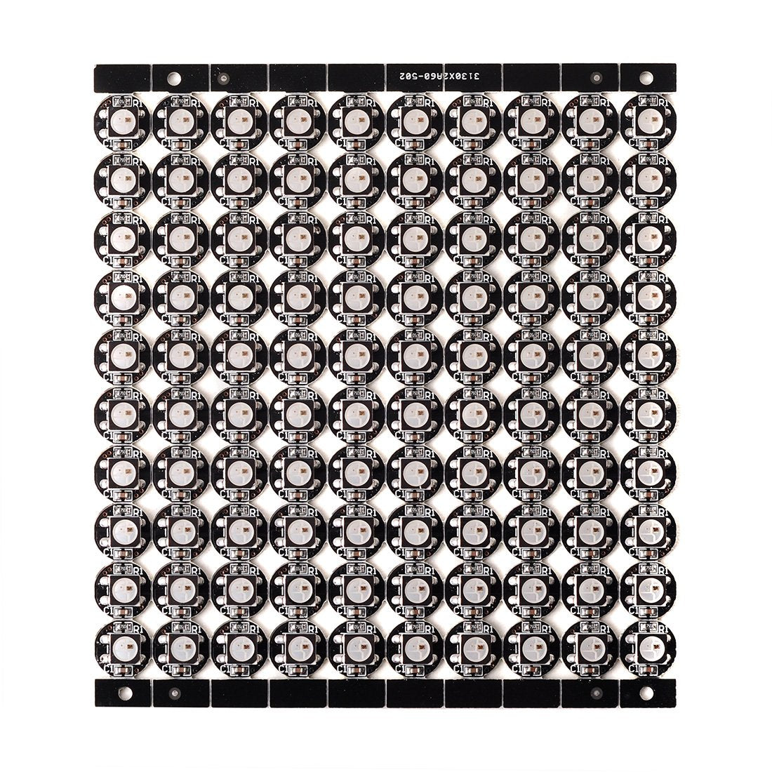 Btf-Lighting Ws2812B 100Pcs Rgb Led Pixel - Individually Addressable, Black Pcb, Dc5V, For Arduino