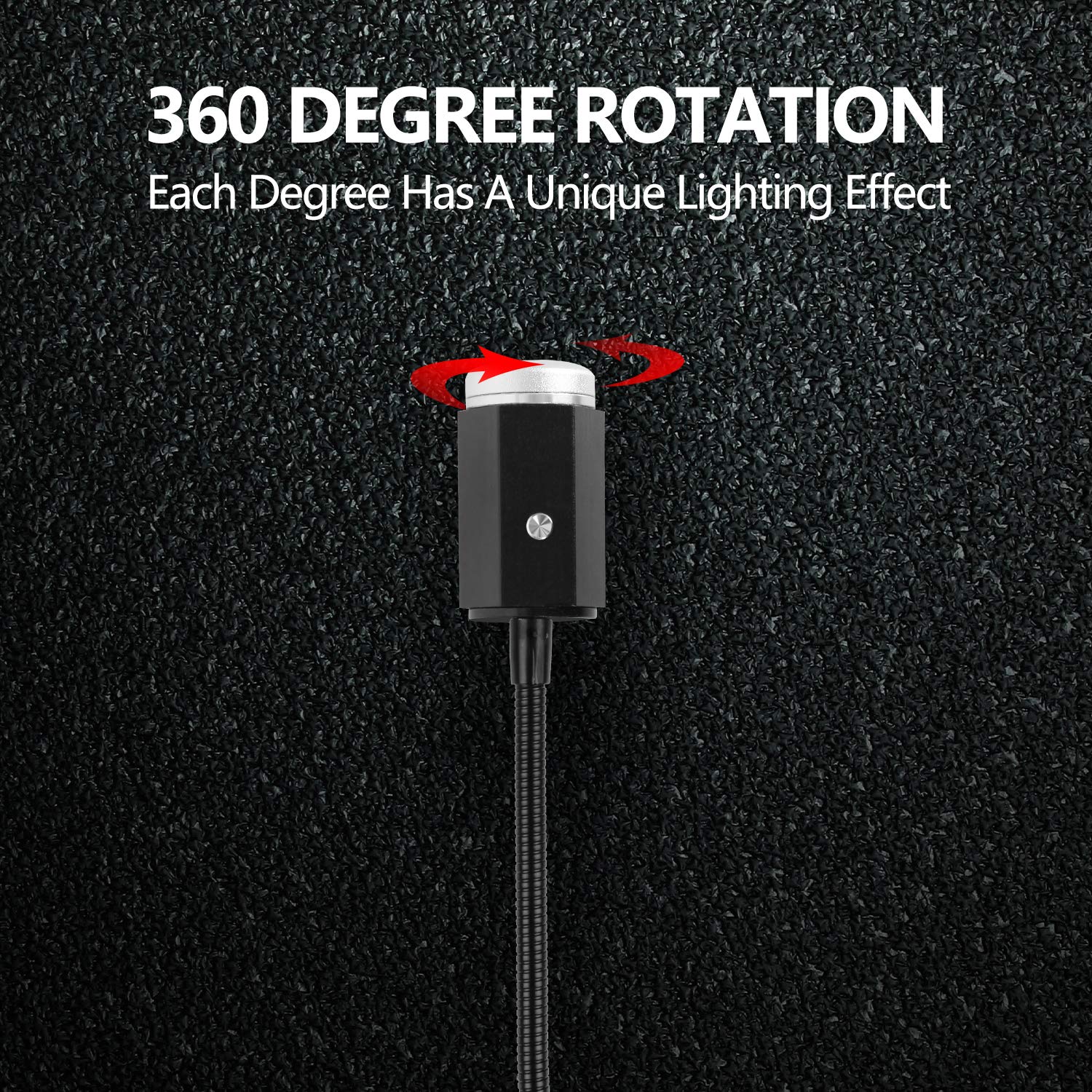 Usb Star Projection Night Light, 3 Colors,7 Lighting Modes, Aevdor Car Ceiling Interior Light, Portable Romantic Usb Night Light