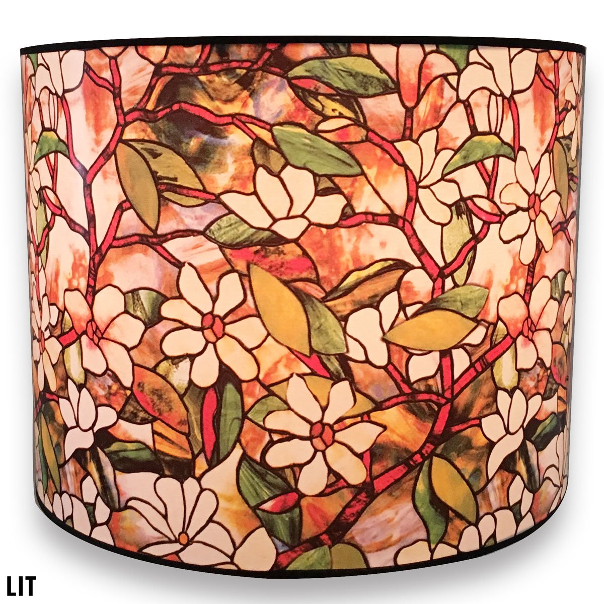 Royal Designs, Inc. Trendy Decorative Handmade Drum Shade, Made In Usa, 10In, Hbc-8033-10, Magnolia