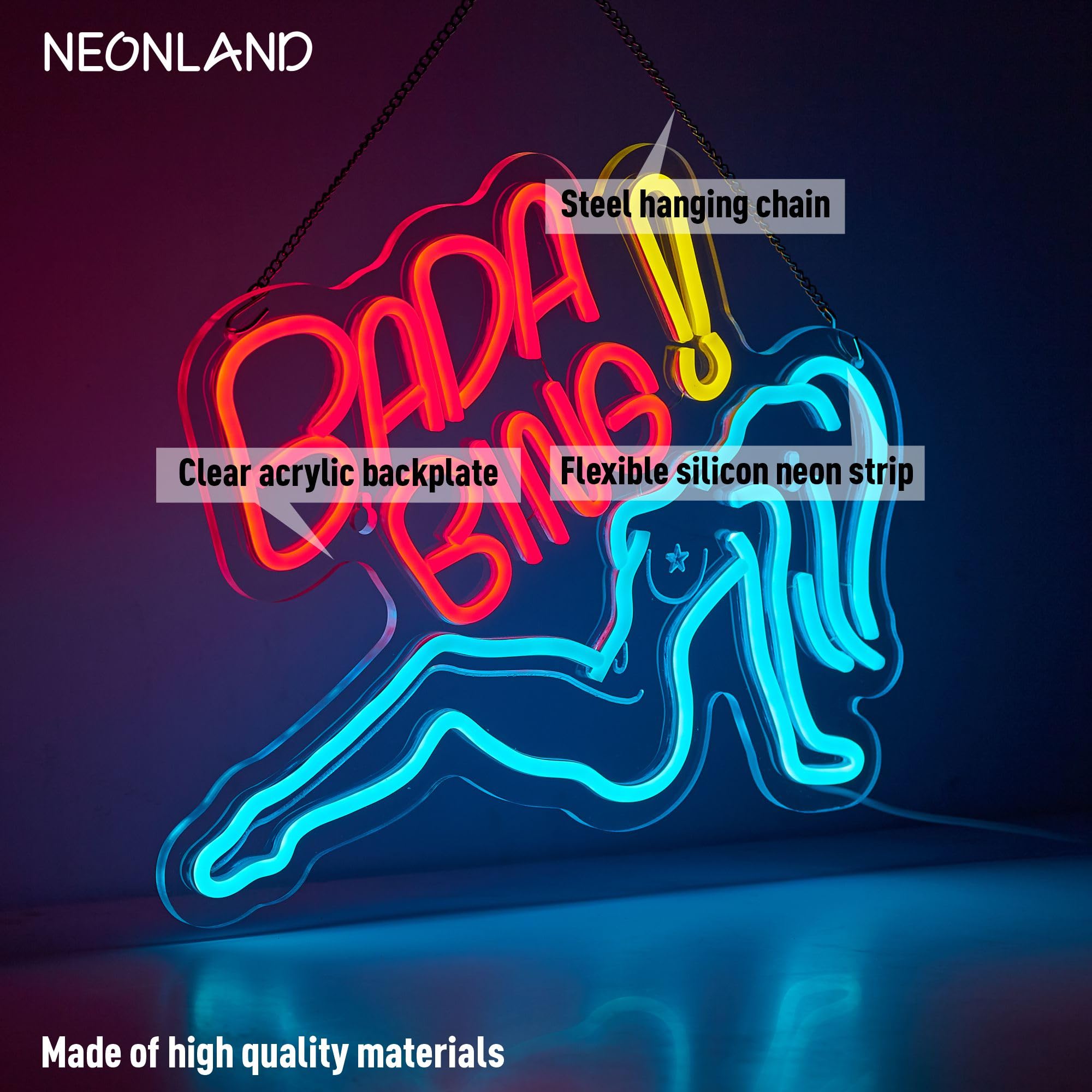 NEONLAND Bada Bing Neon Sign - Thumbnail 2
