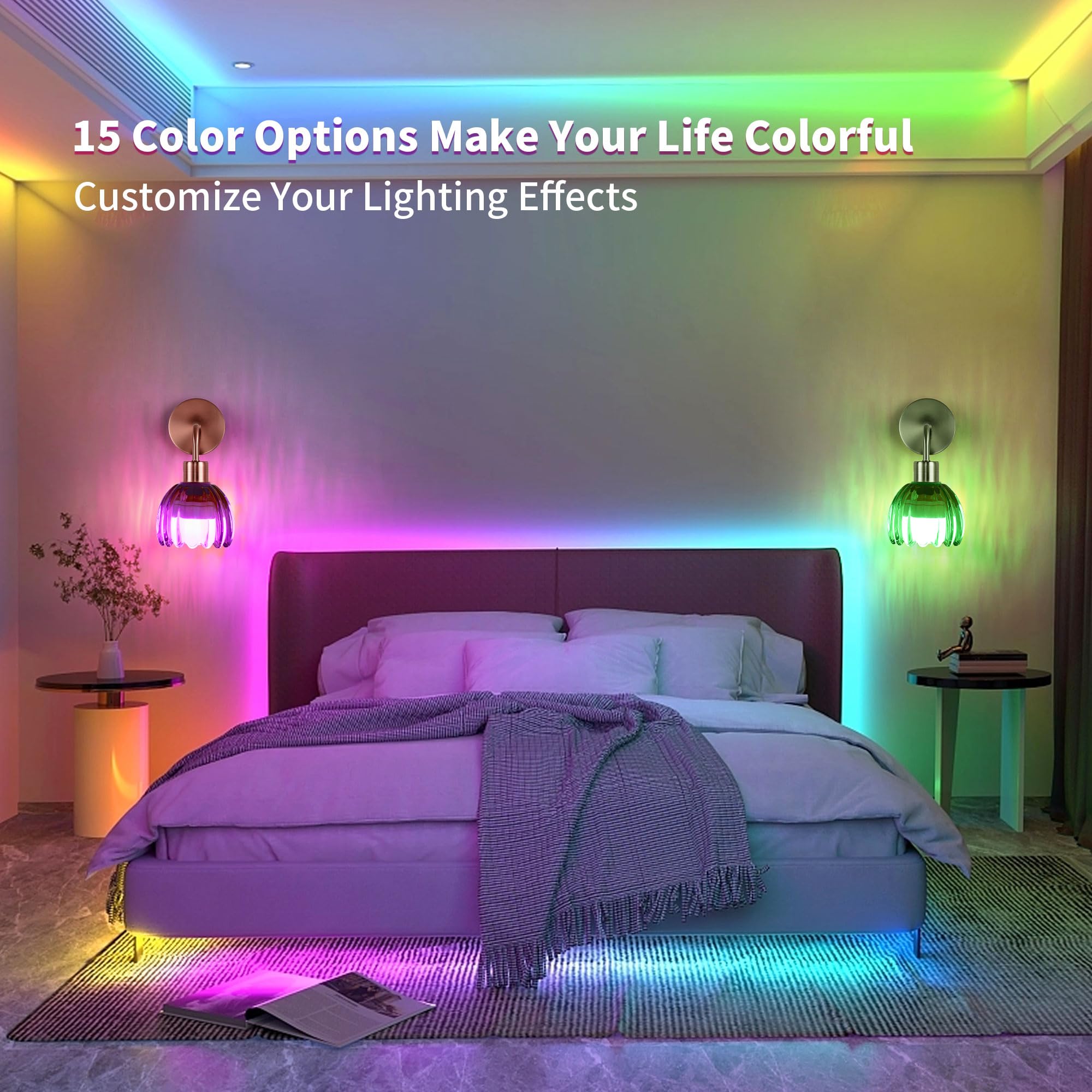 Gold Battery Operated Wall Sconces Set Of Two 2,Wireless Rechargeable Wall Sconce With Remote,Indoor Vintage Wall Lamp With Glas