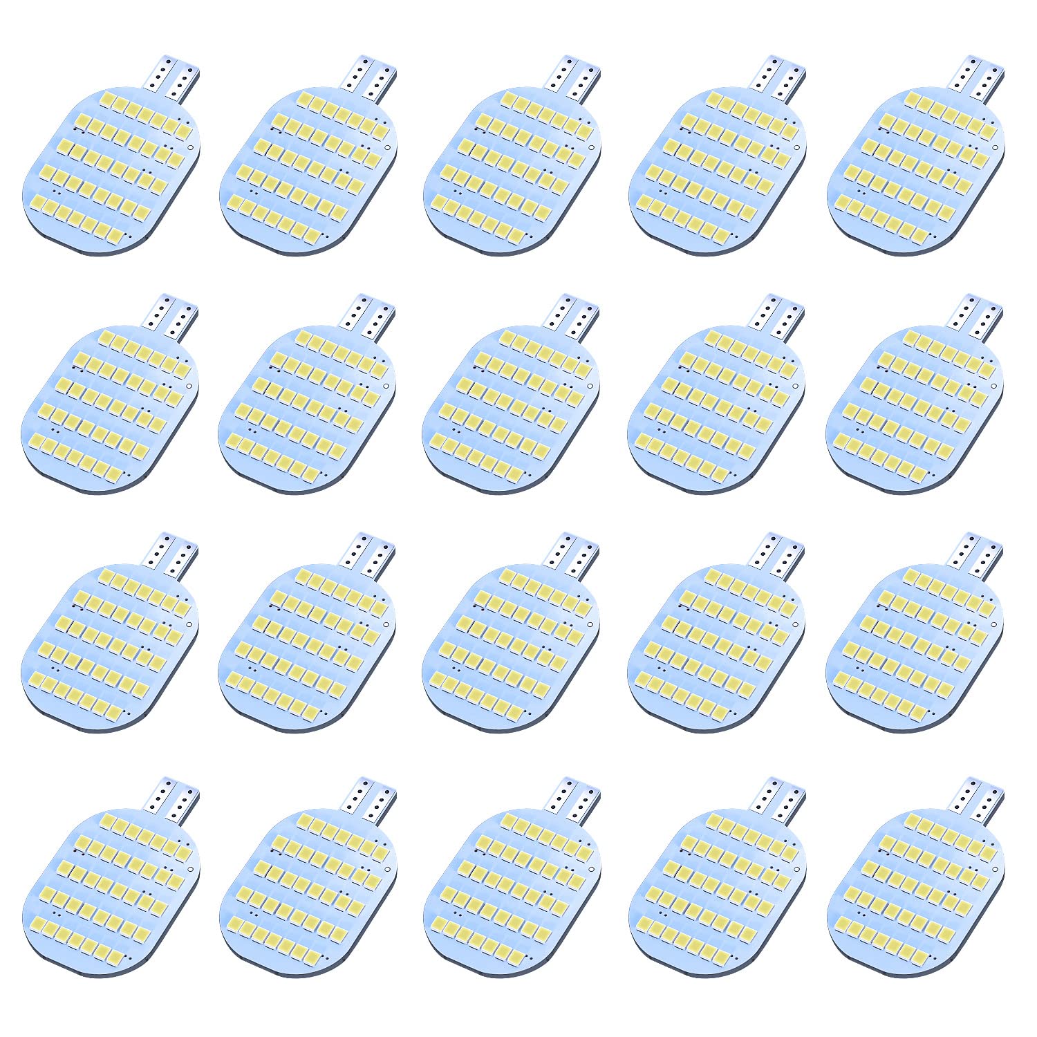 ACOHUIKE T10 LED Bulbs, Super Bright, 12V for RV Dome Light, Cool White, 20-Pack