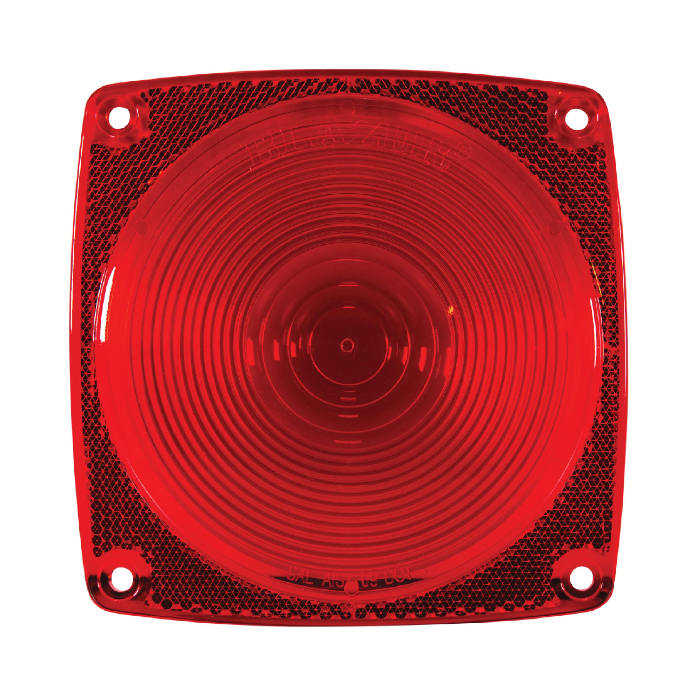 Blazer International B983 Stop / Tail / Turn Light Replacement Lens , Red