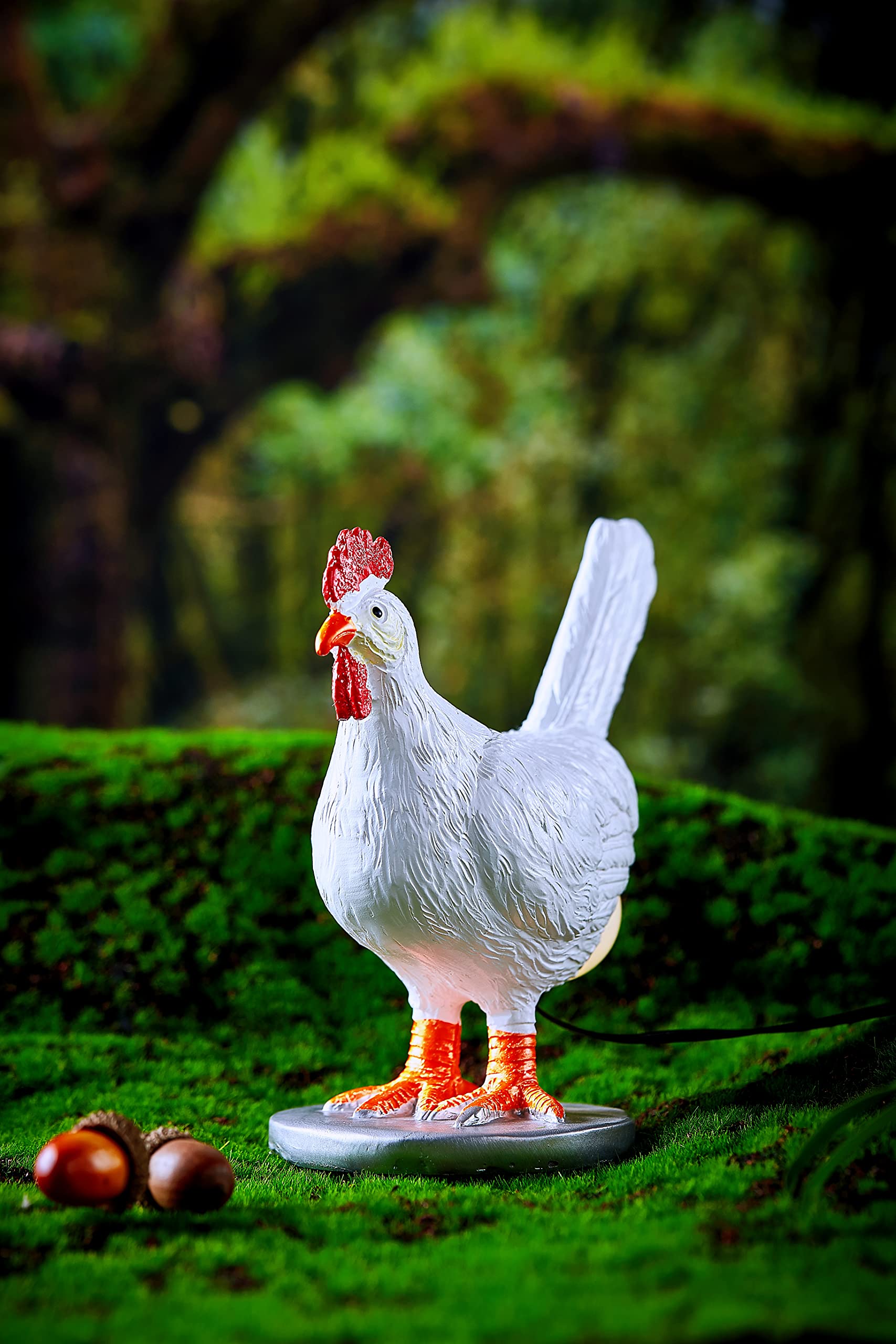 3D Led Hen Night Light With Usb, Resin Egg Lamp In Gift Box, Funny Chicken Table Lamp For Easter, Christmas, Birthdays