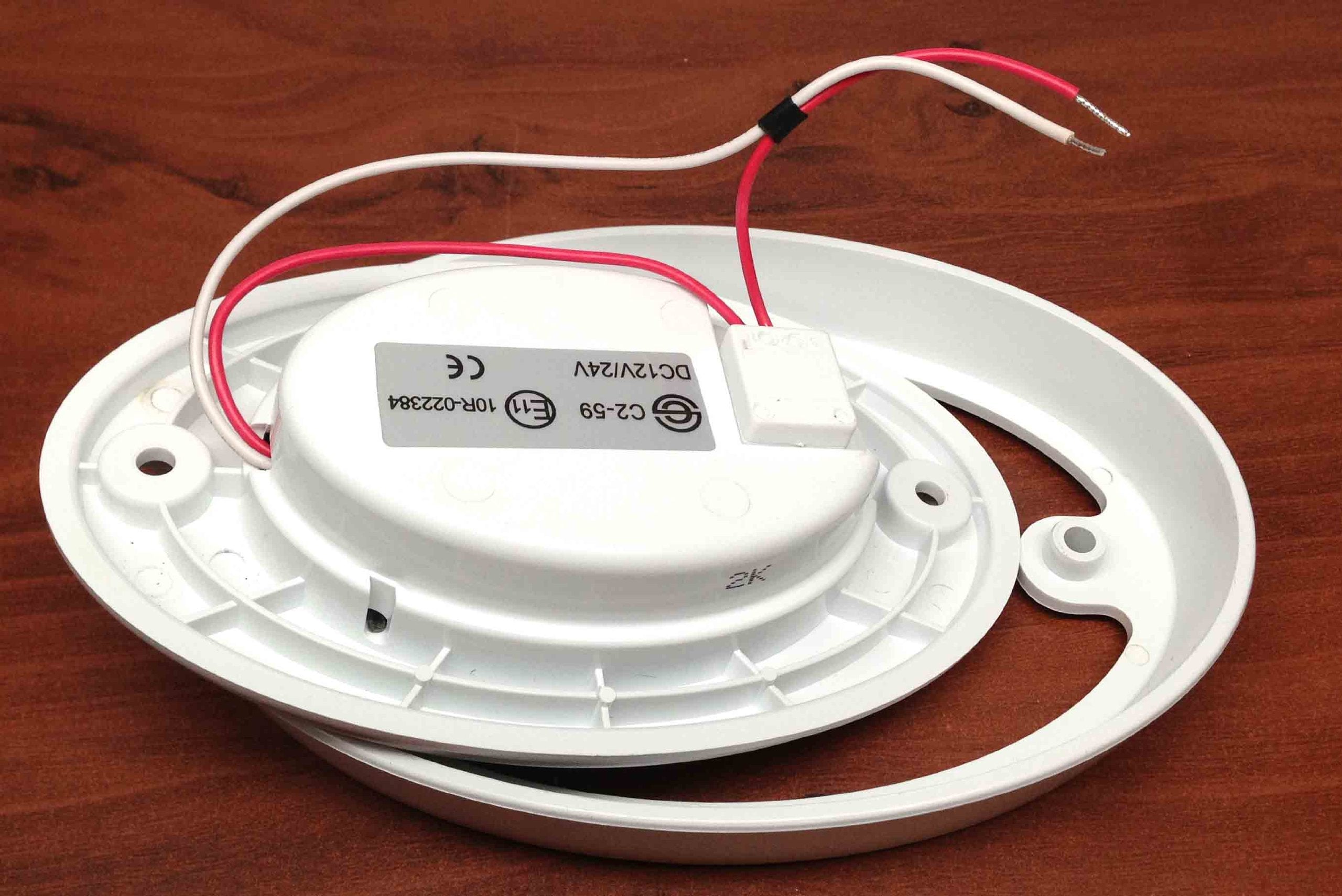 Marine Boat Led Ceiling Light Interior Cabin Push On/Off Cool White