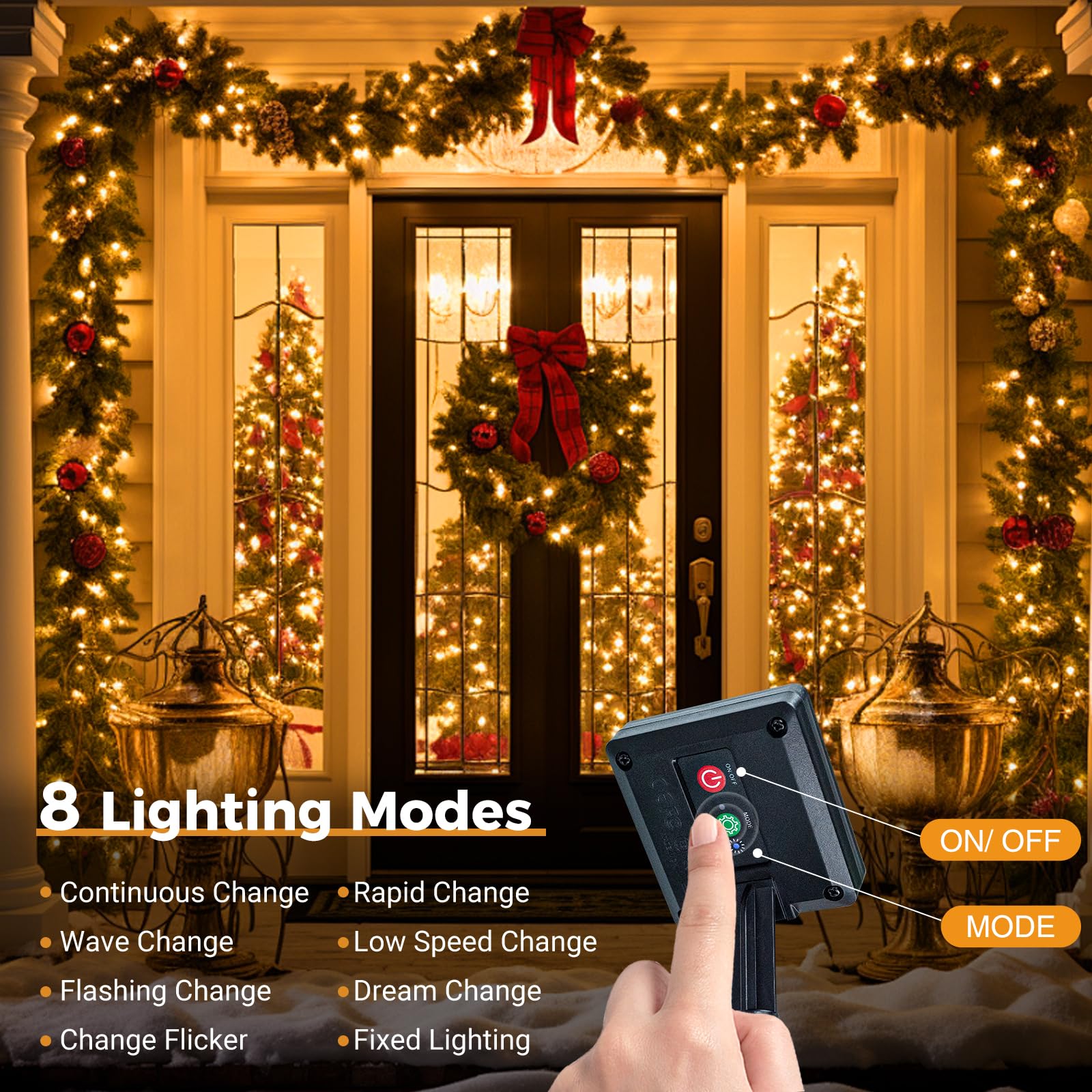 Btfarm 4 Pack Solar Christmas Lights Outdoor  157Ft 480Led Solar String Lights Outside Waterproof  8 Modes Twinkle Tree Light Solar Powered For Xmas Garden Patio Yard Party Wedding Decor  Warm White