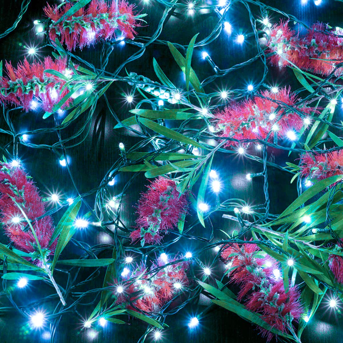 Decute 800Led 272Ft Christmas String Lights Ul Certified 8 Modes, Waterproof Outdoor Indoor Twinkle Starry Light For Christmas Tree Patio Garden Party Decor, Cool White